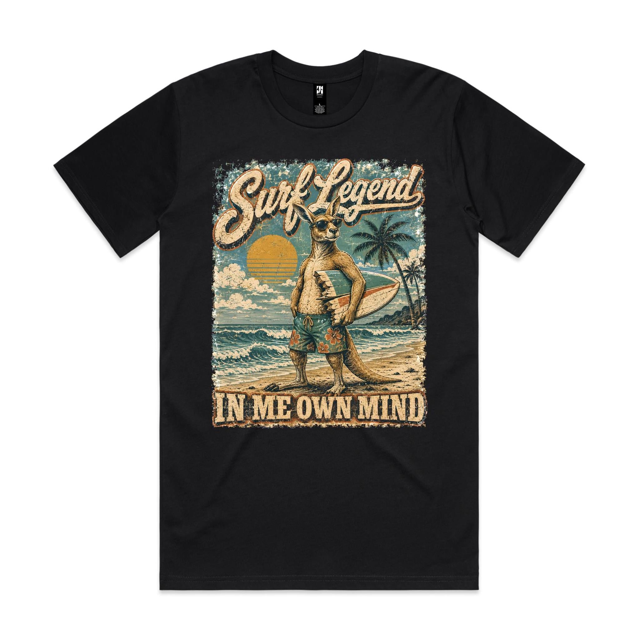 Surf Legend — In Me Own Mind | Kangaroo Surf Tee