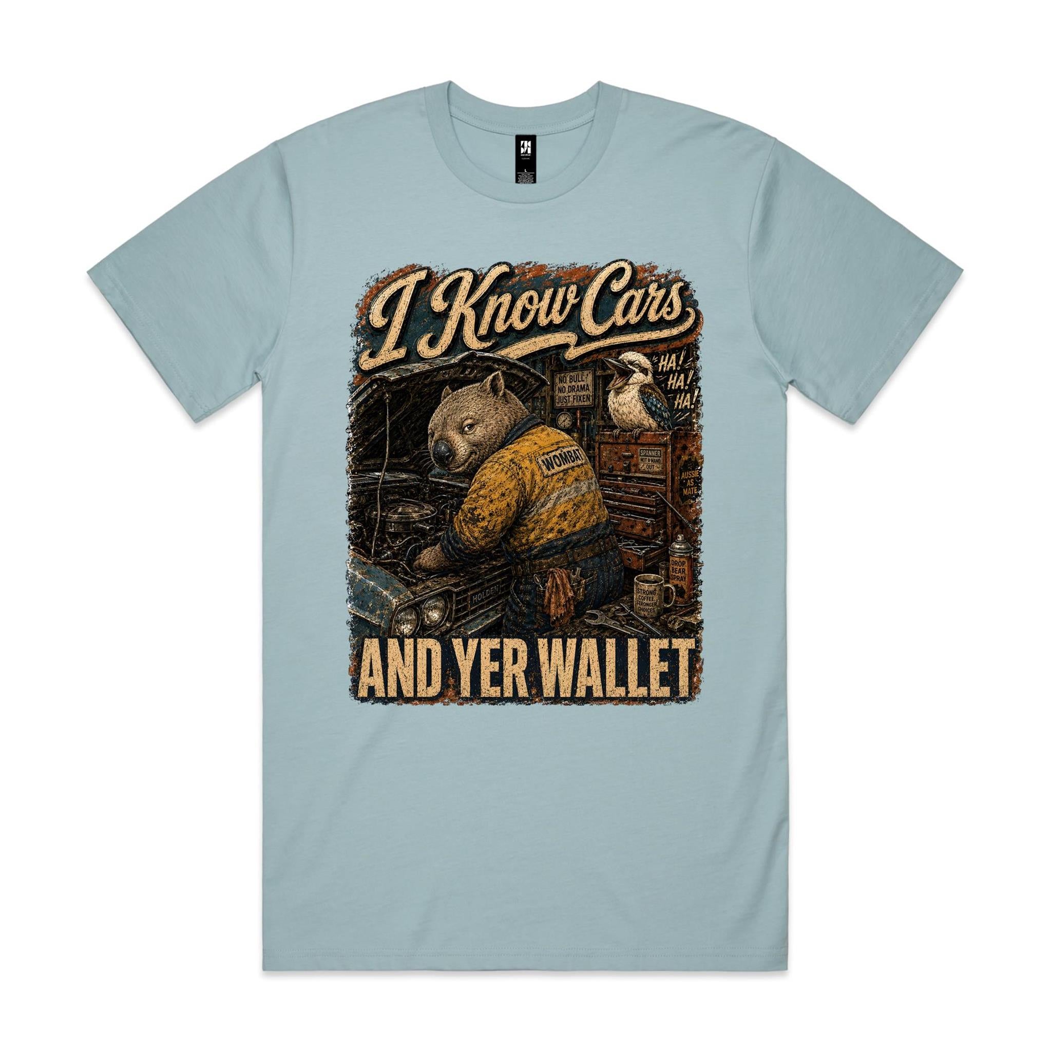 I Know Cars | Wombat Mechanic Tee
