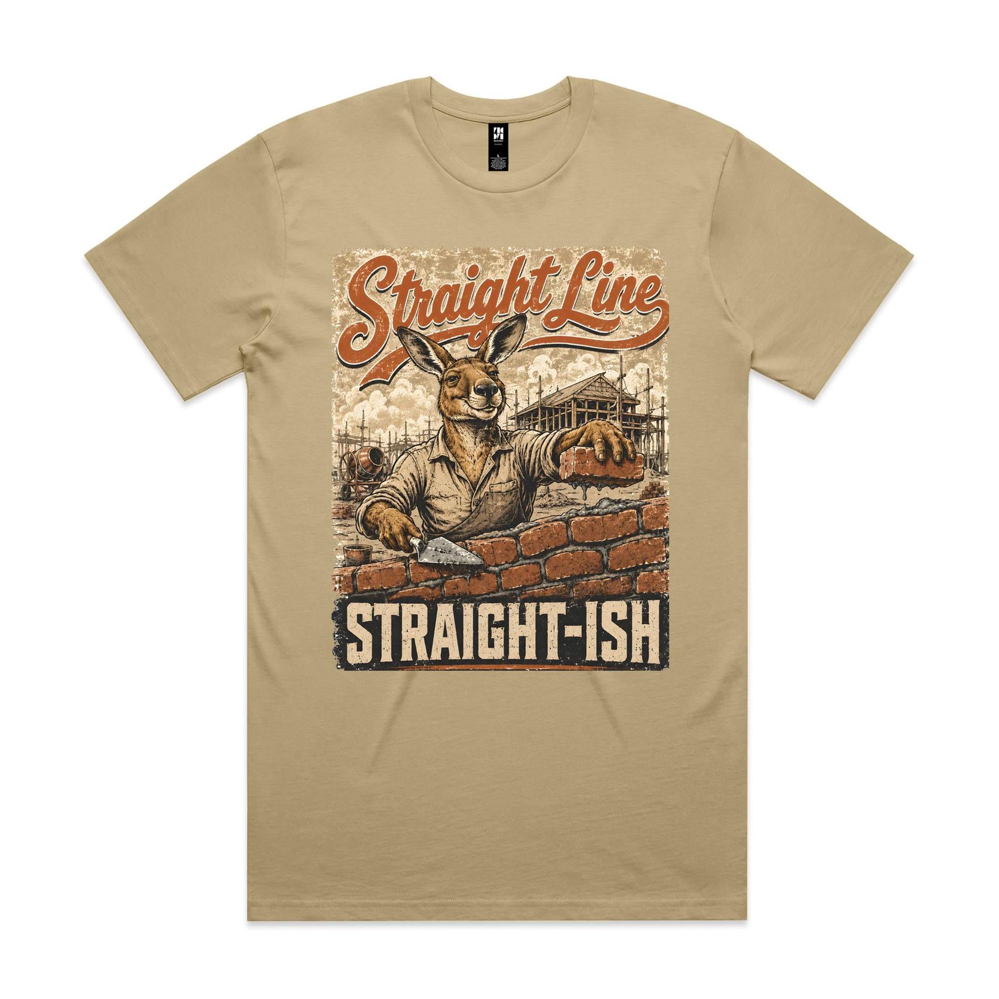 Straight Line — Straight-ish | Kangaroo Brickie Tee