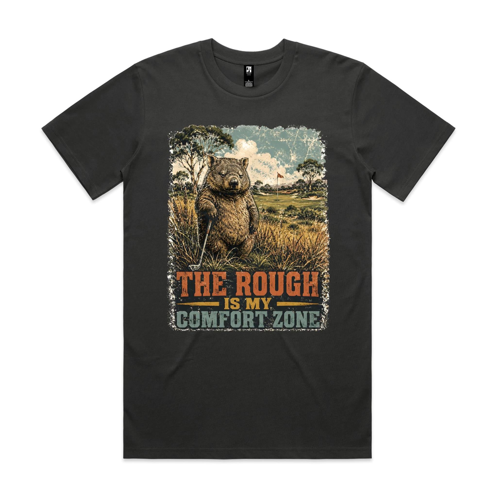 The Rough Is My Comfort Zone — Wombat Golf Tee