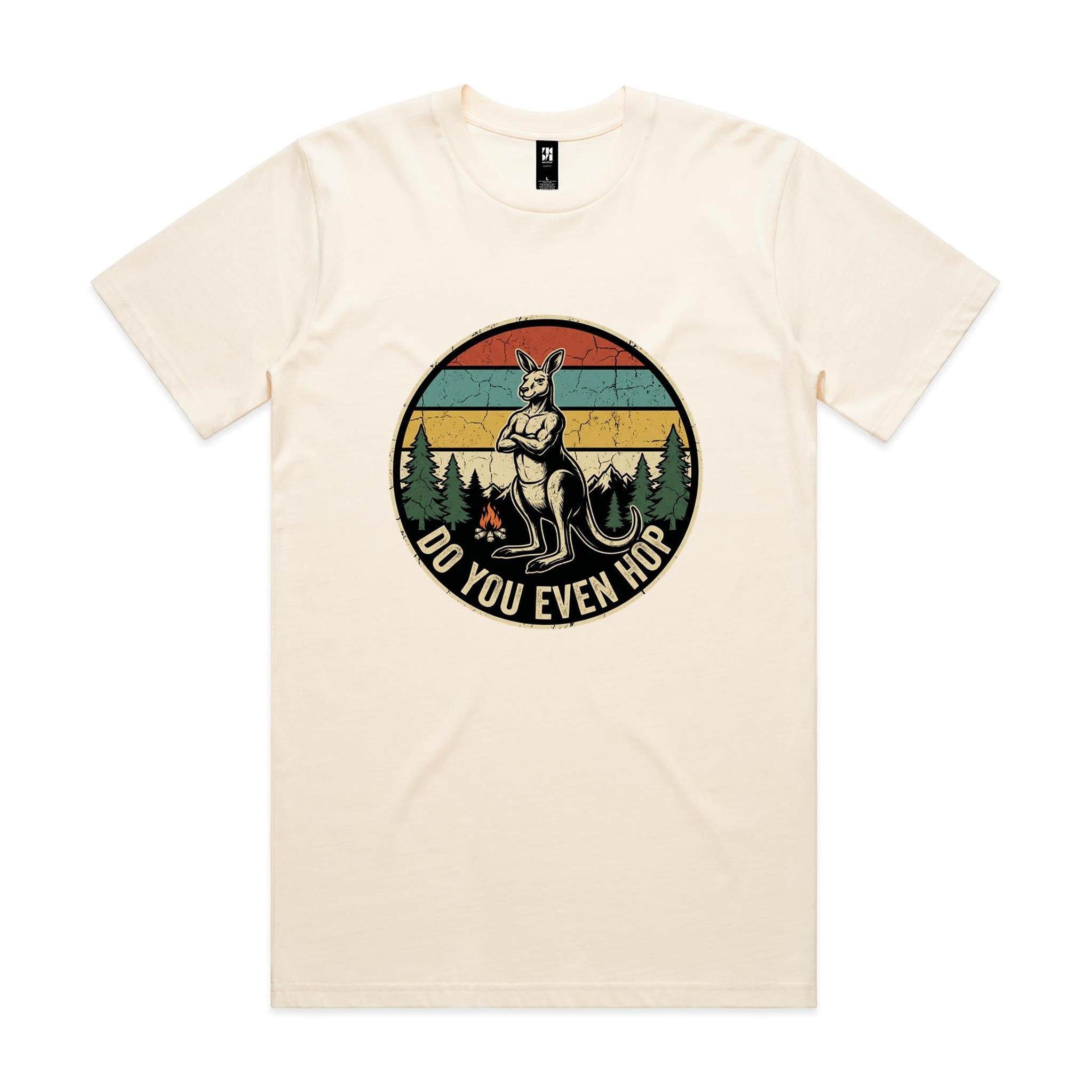 Do You Even Hop — Buff Kangaroo Retro Gym Tee
