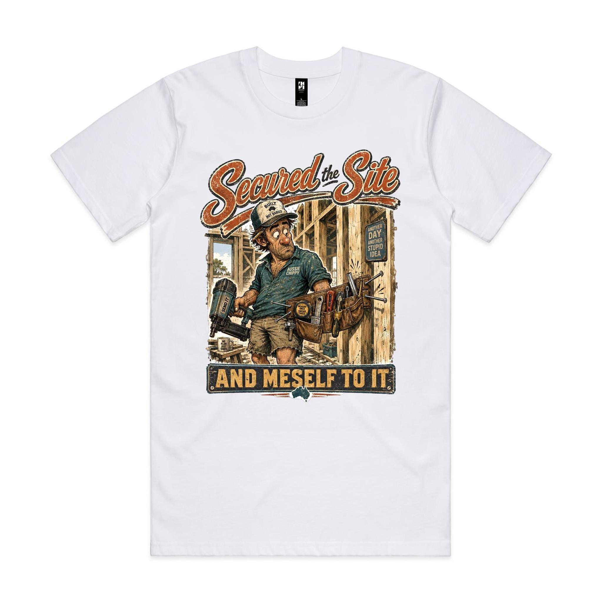 Secured the Site | Aussie Chippy Tee