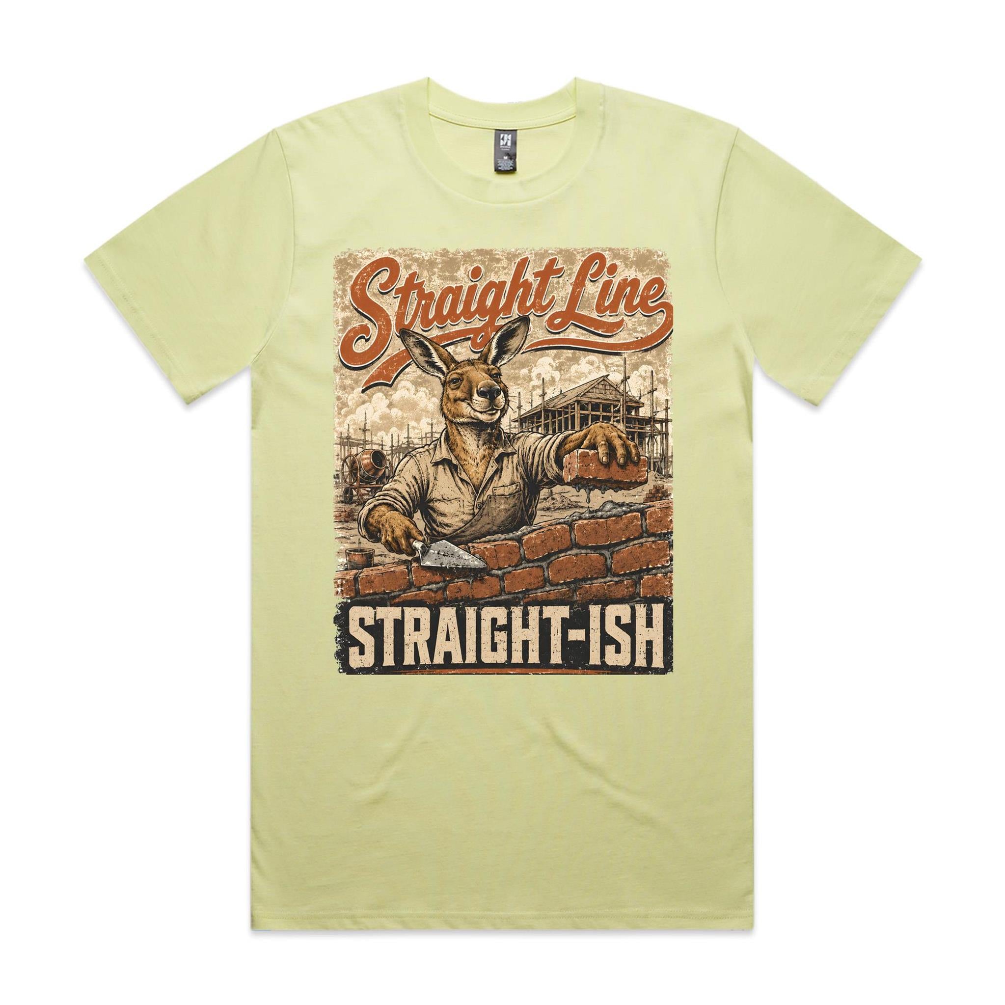 Straight Line — Straight-ish | Kangaroo Brickie Tee