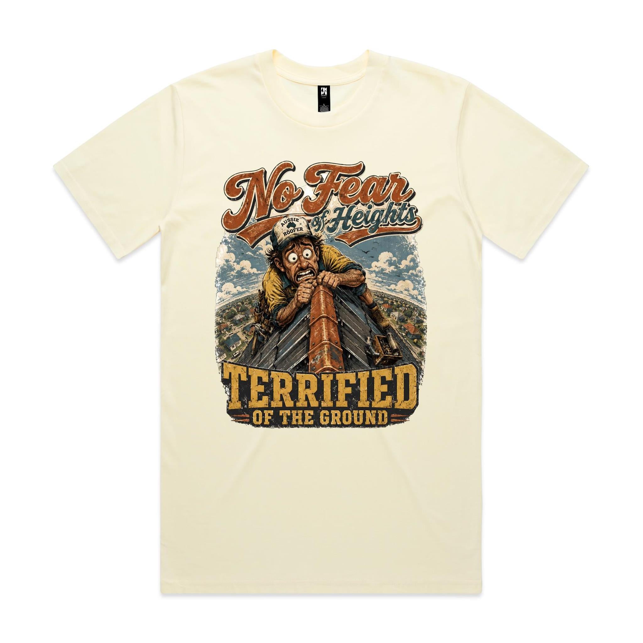 No Fear of Heights | Roofers Tee