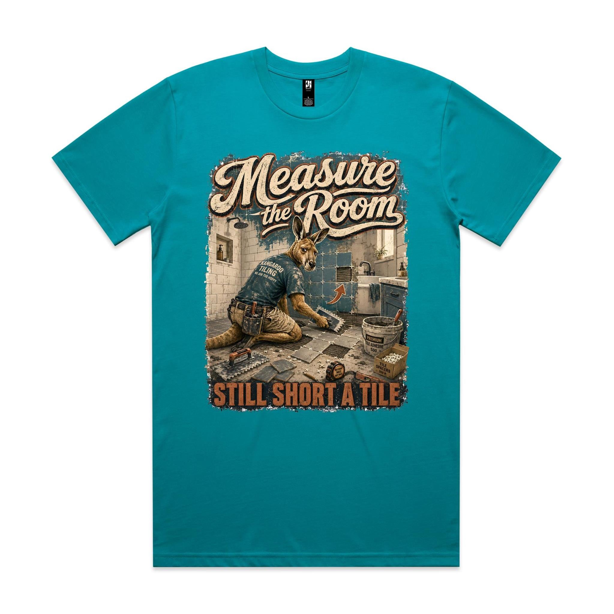 Measure the Room — Still Short a Tile | Kangaroo Tiler Tee