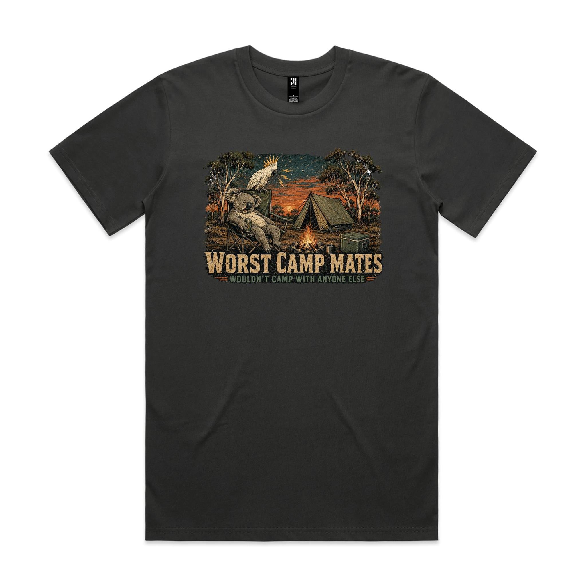 Worst Camp Mates — Wouldn't Camp With Anyone Else | Koala Cockatoo Tee