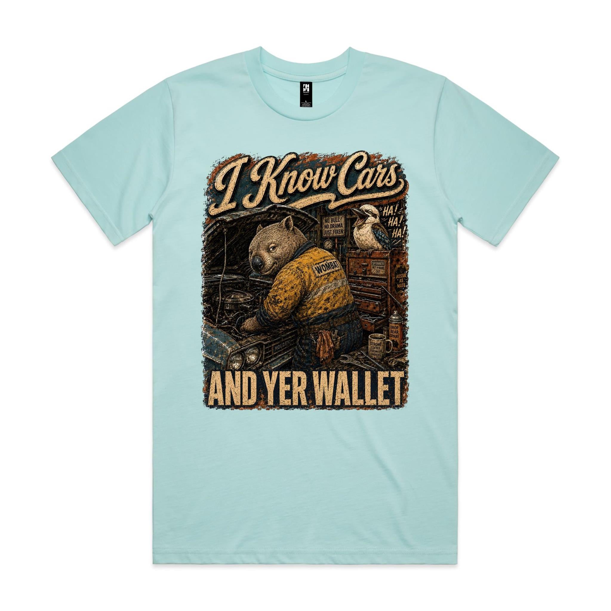 I Know Cars | Wombat Mechanic Tee