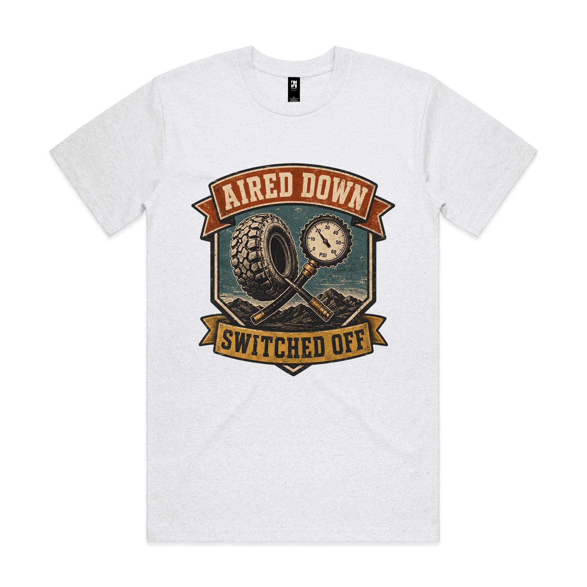 Aired Down, Switched Off — 4WD Tee