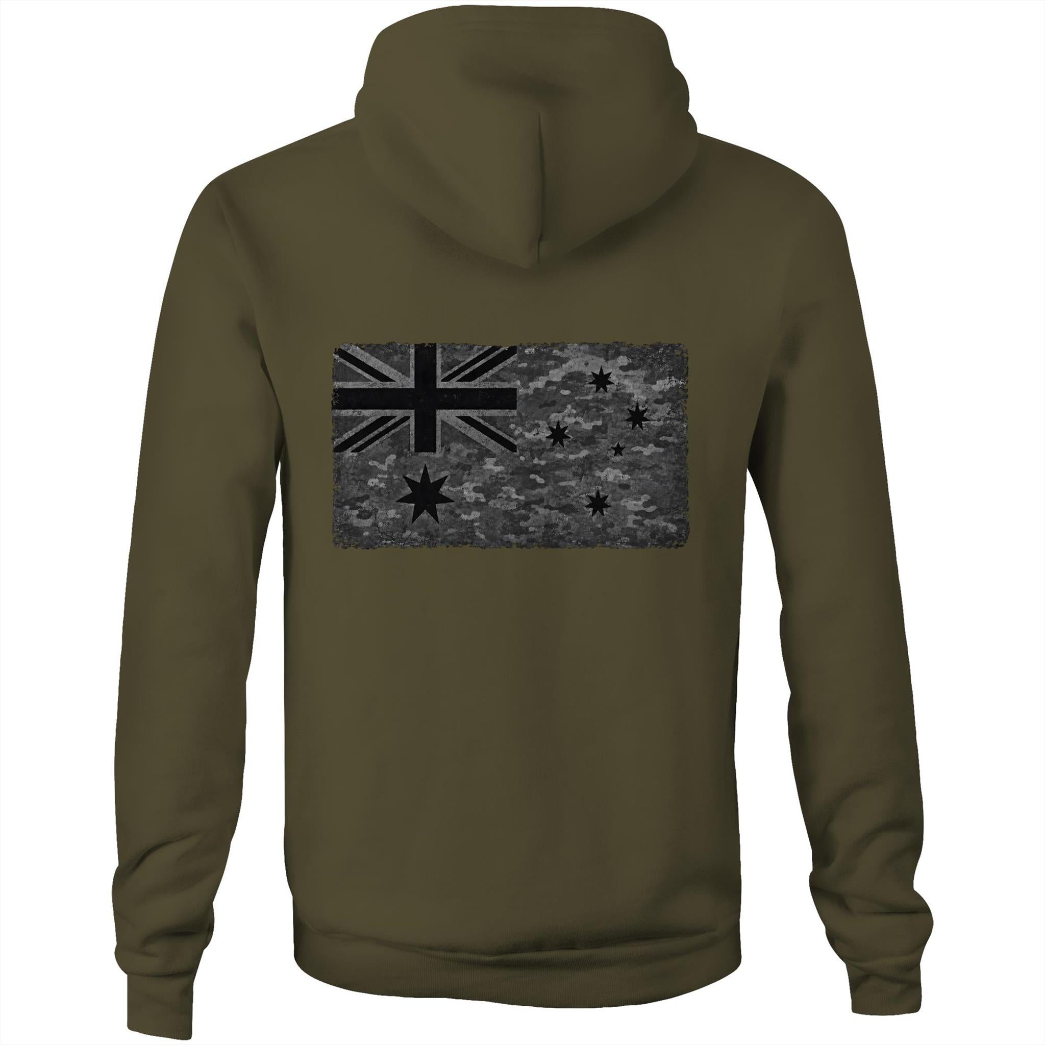Australian Flag — Grey Camo | Hoodie
