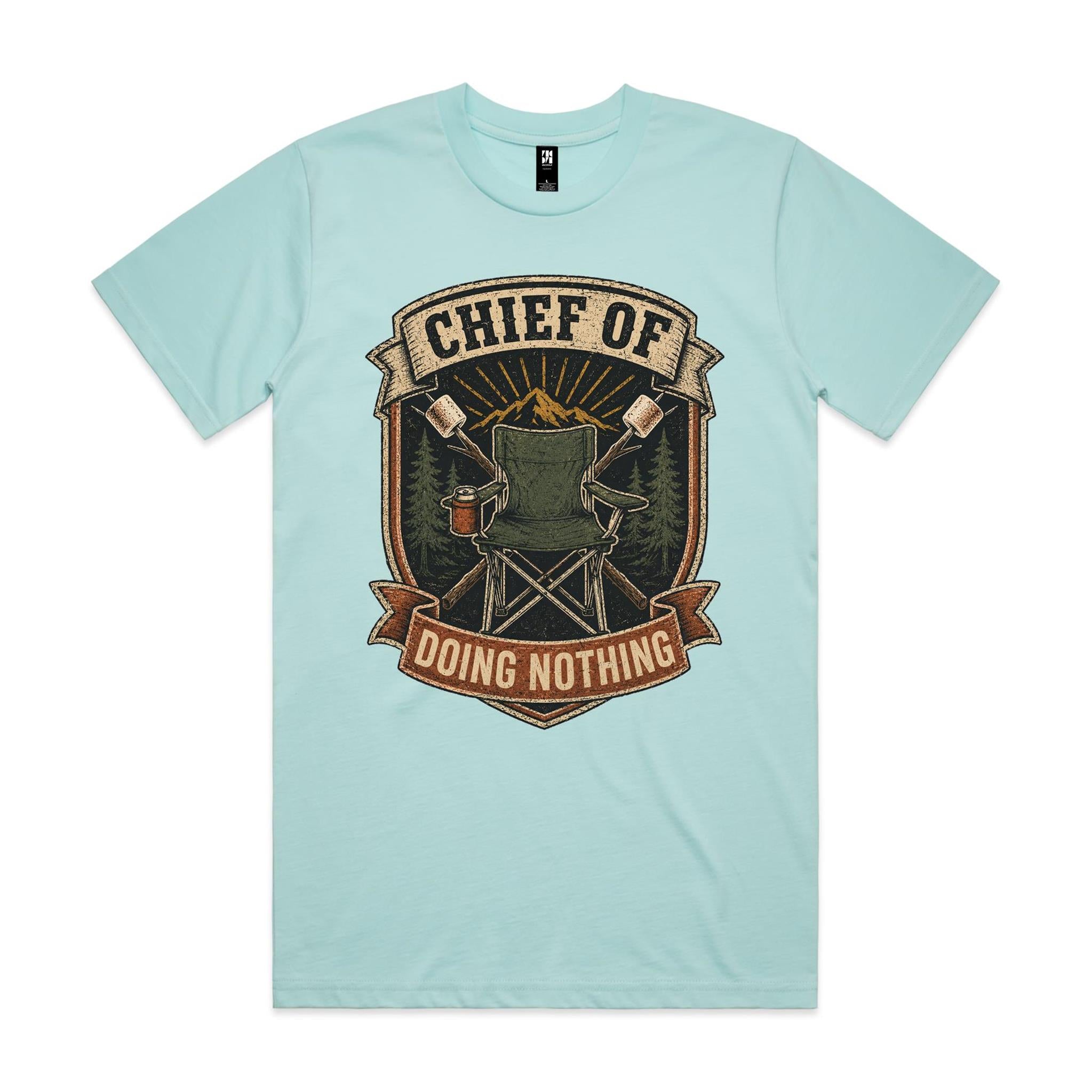 Chief of Doing Nothing — Camping Tee