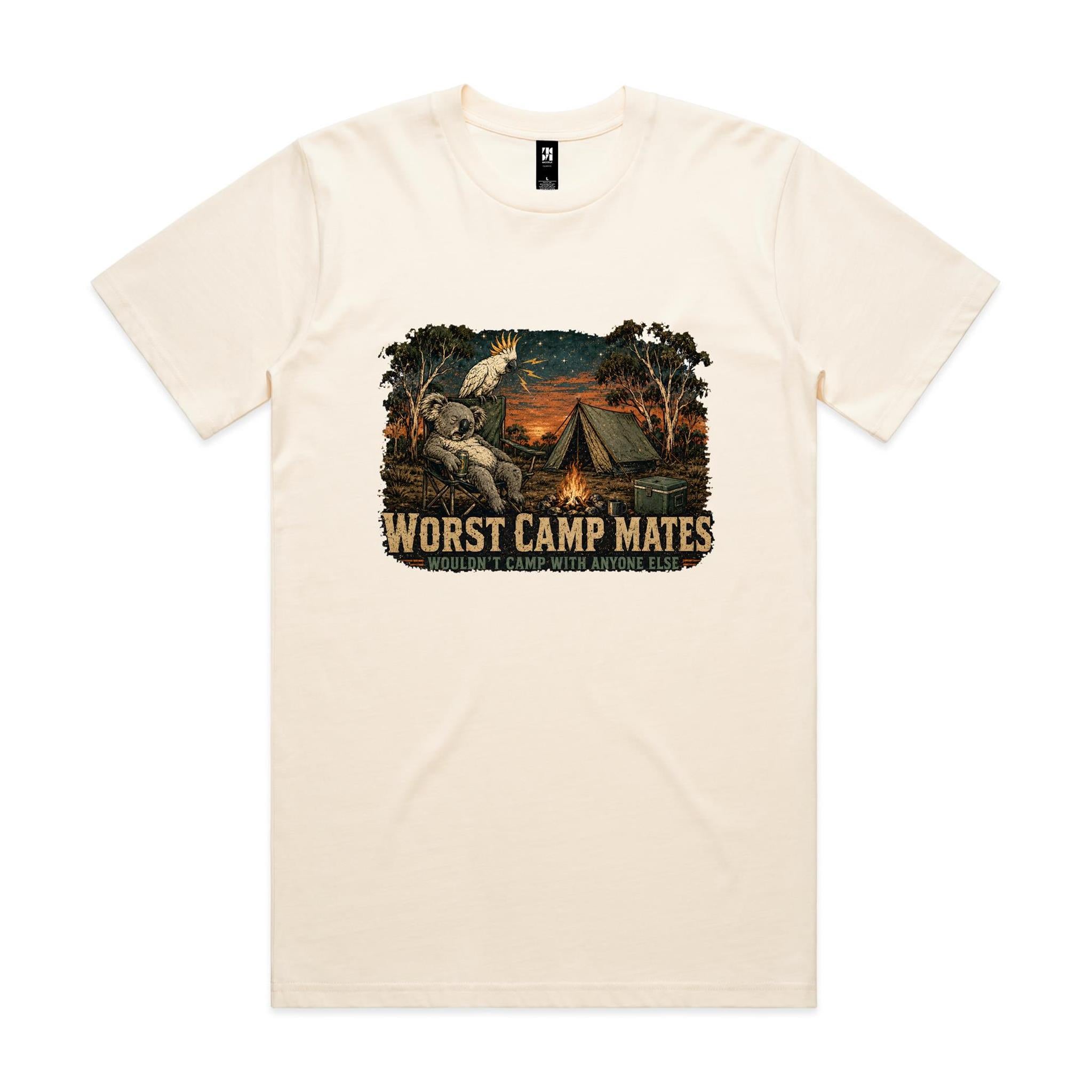 Worst Camp Mates — Wouldn't Camp With Anyone Else | Koala Cockatoo Tee