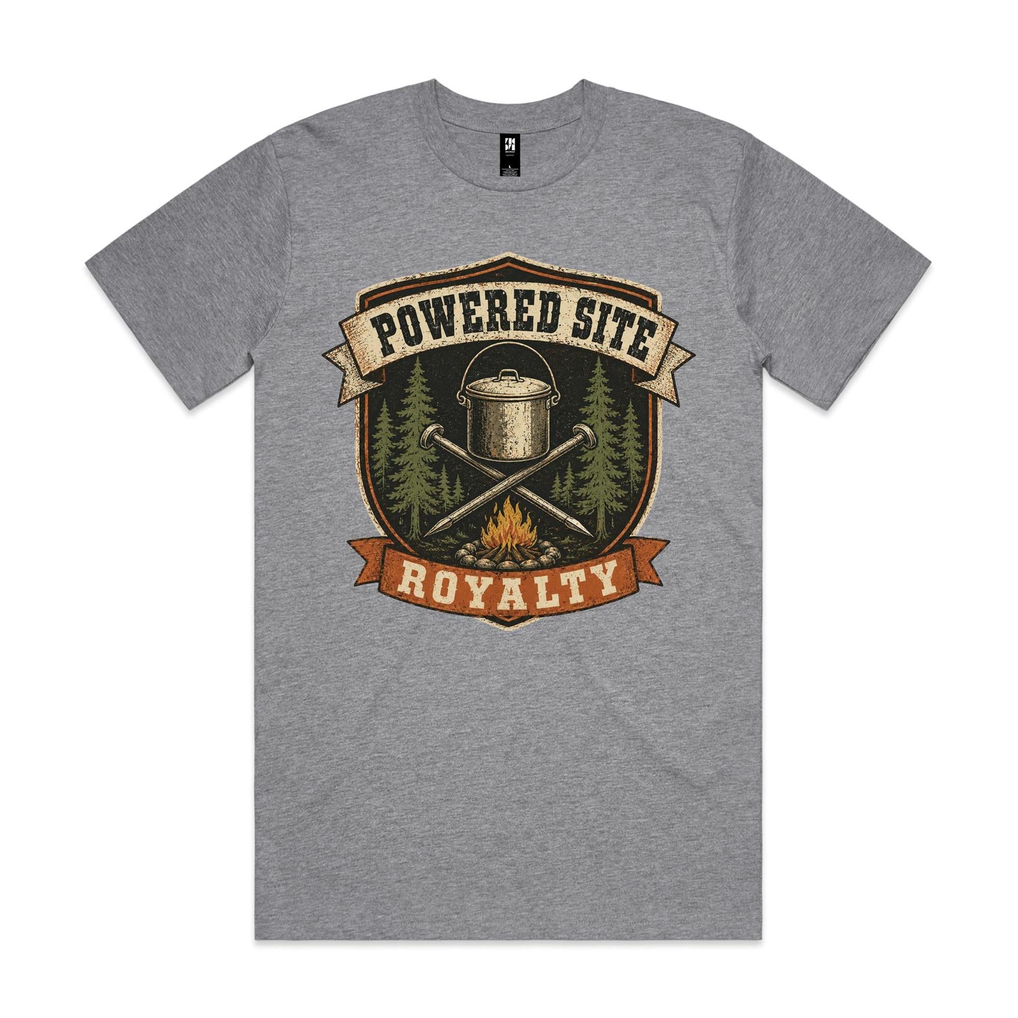 Powered Site Royalty — Camping Tee