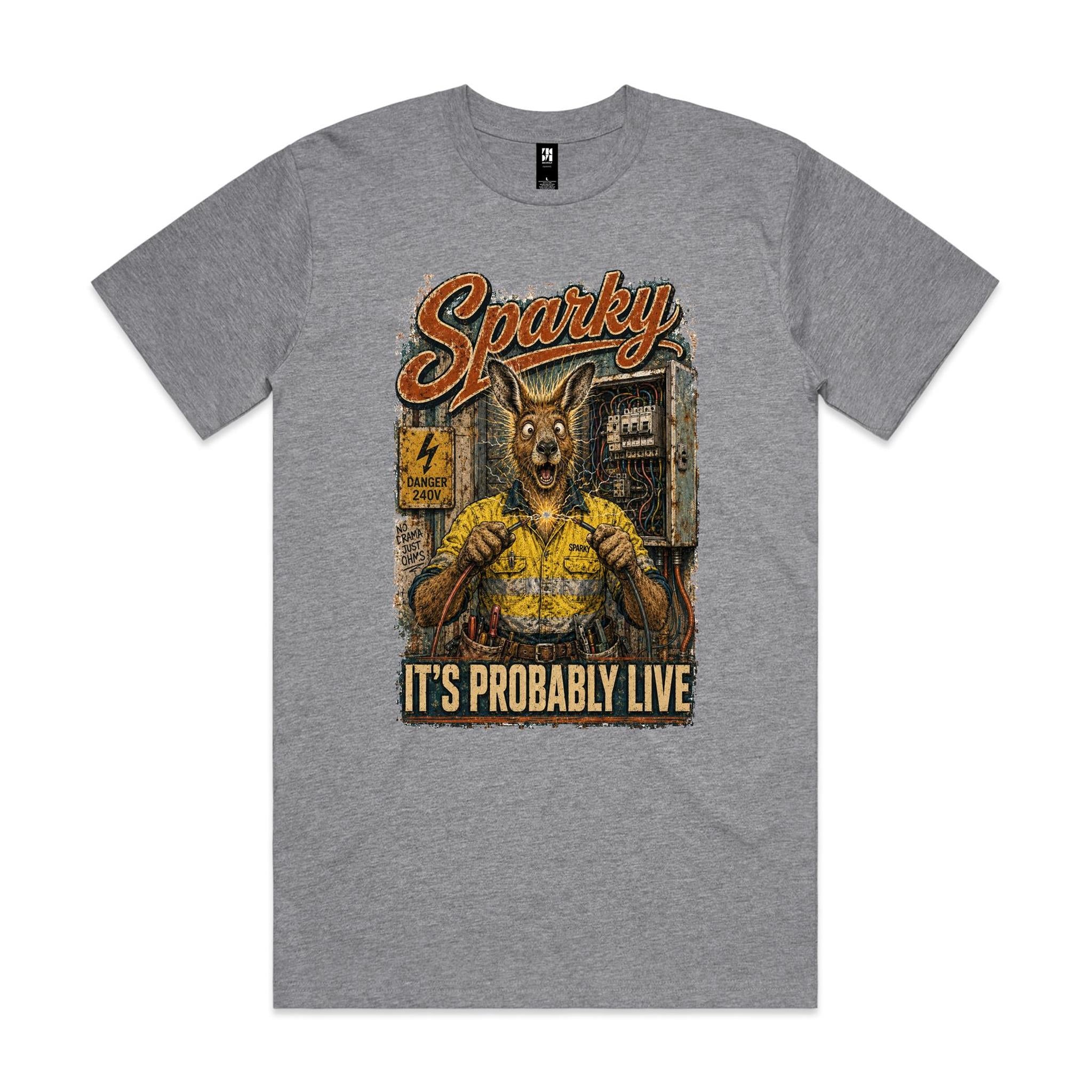 Sparky — It's Probably Live | Kangaroo Sparky Tee