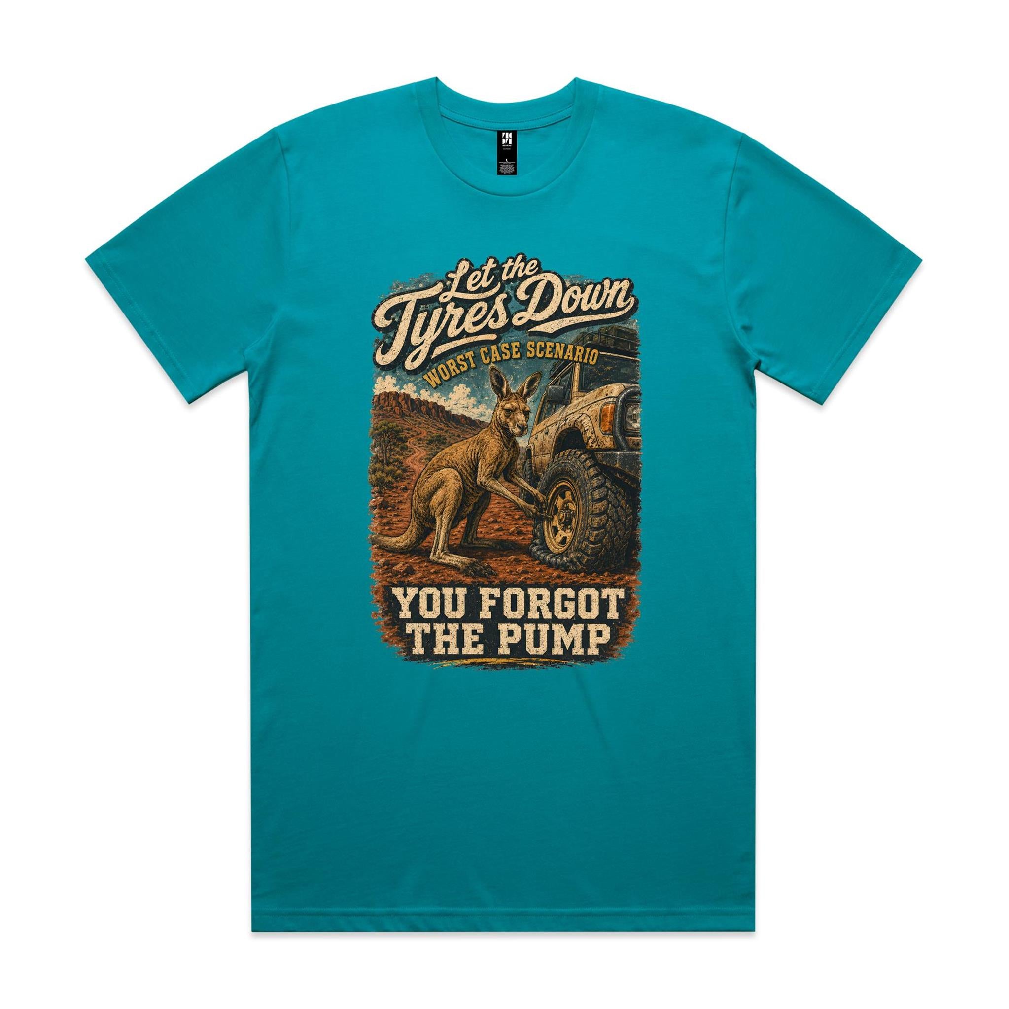 Let the Tyres Down — You Forgot the Pump | Kangaroo 4WD Tee
