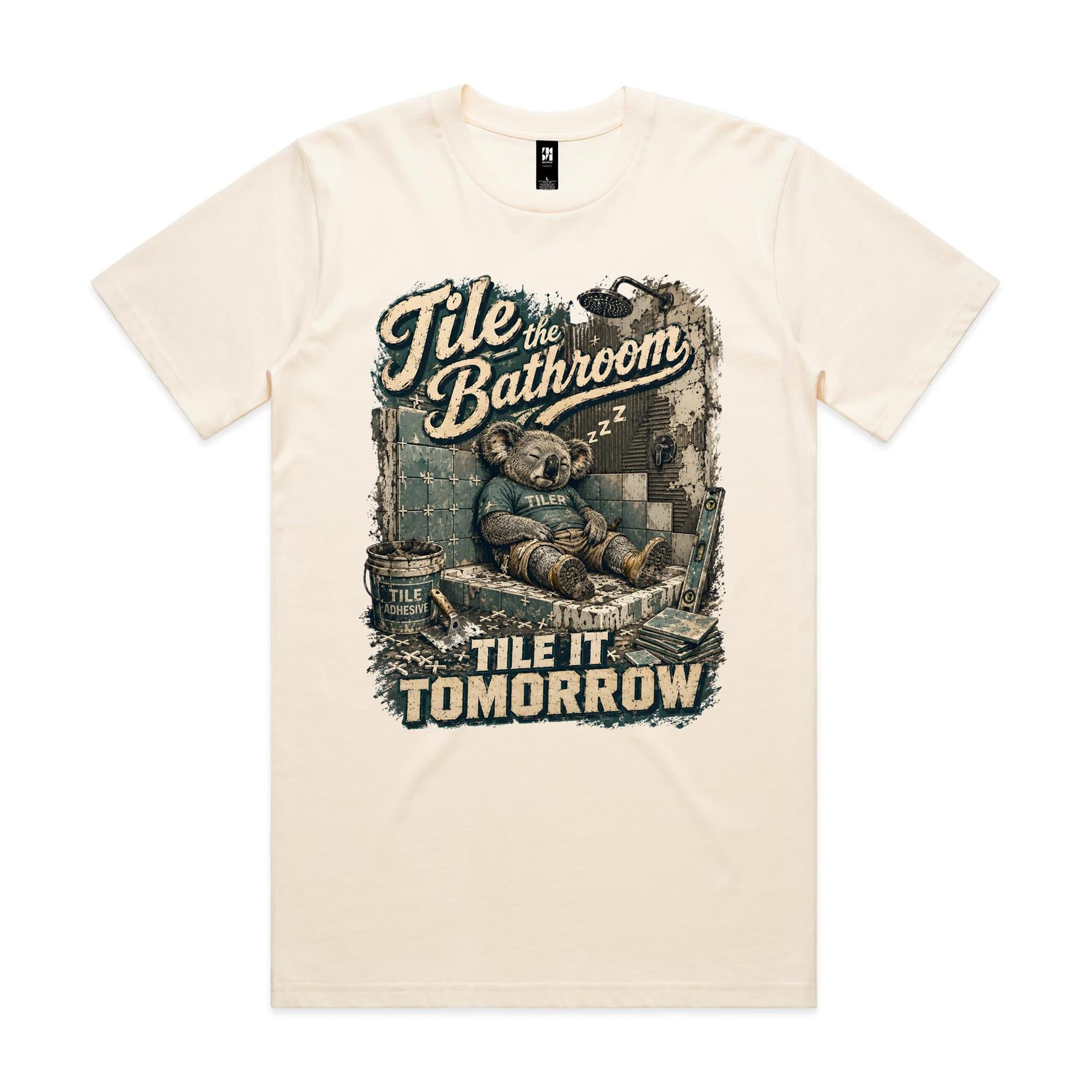 Tile the Bathroom — Tile It Tomorrow | Koala Tiler Tee