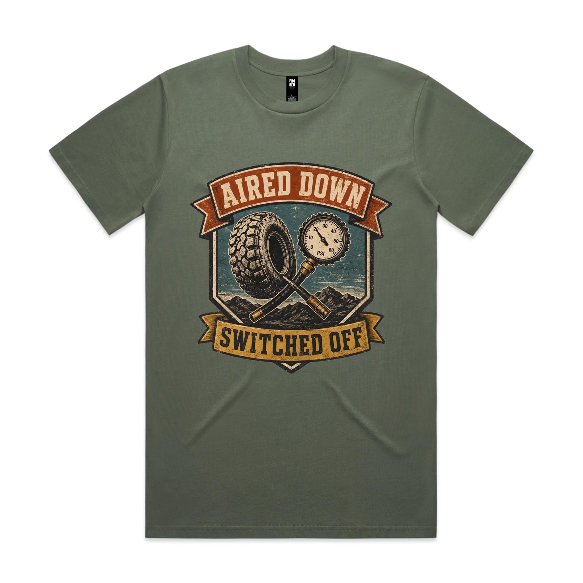 Aired Down, Switched Off — 4WD Tee
