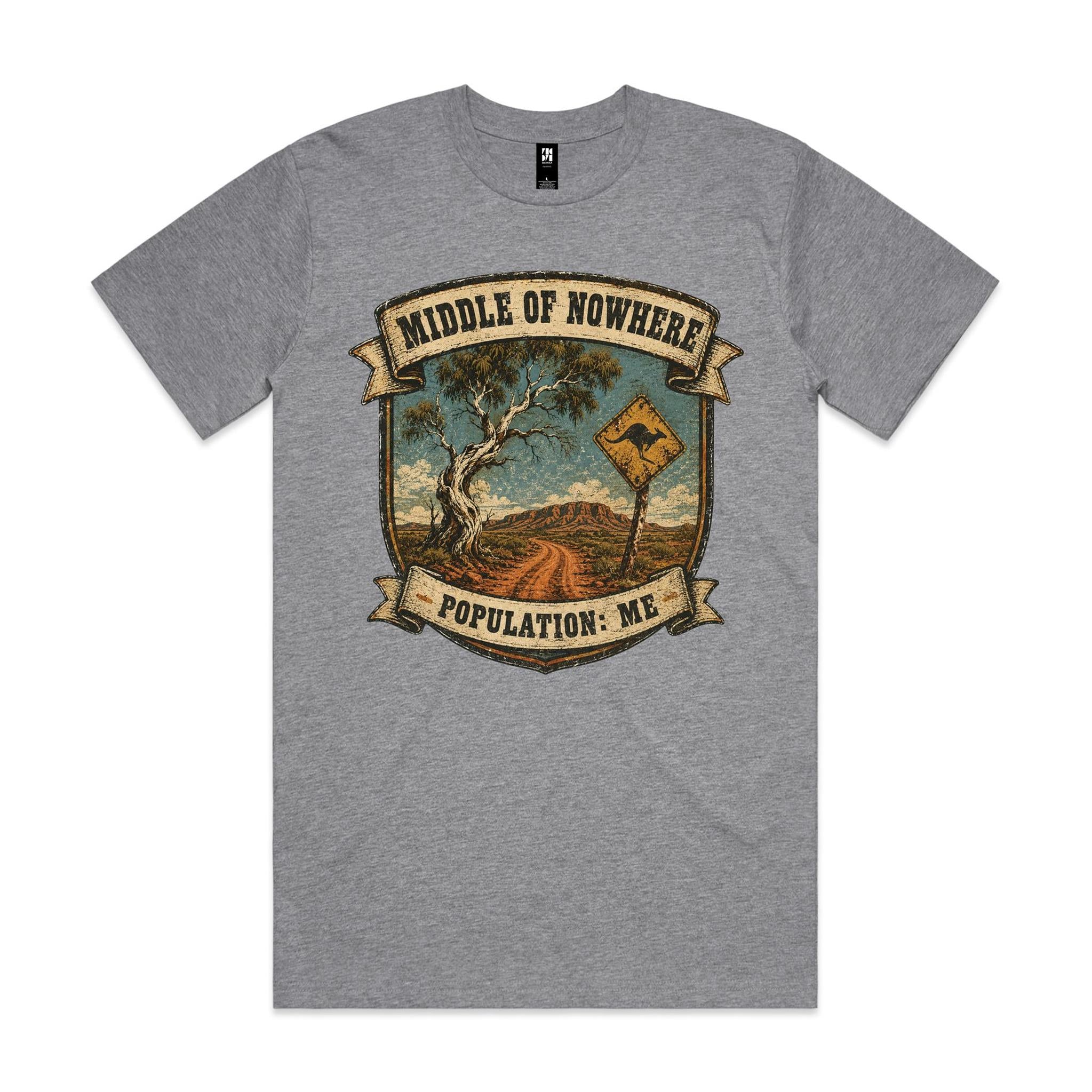 Middle of Nowhere, Population: Me — 4WD Tee