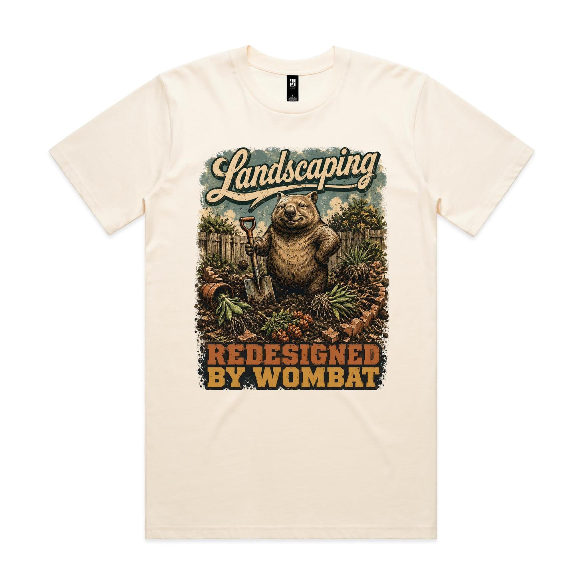 Landscaping — Redesigned by Wombat | Wombat Gardening Tee