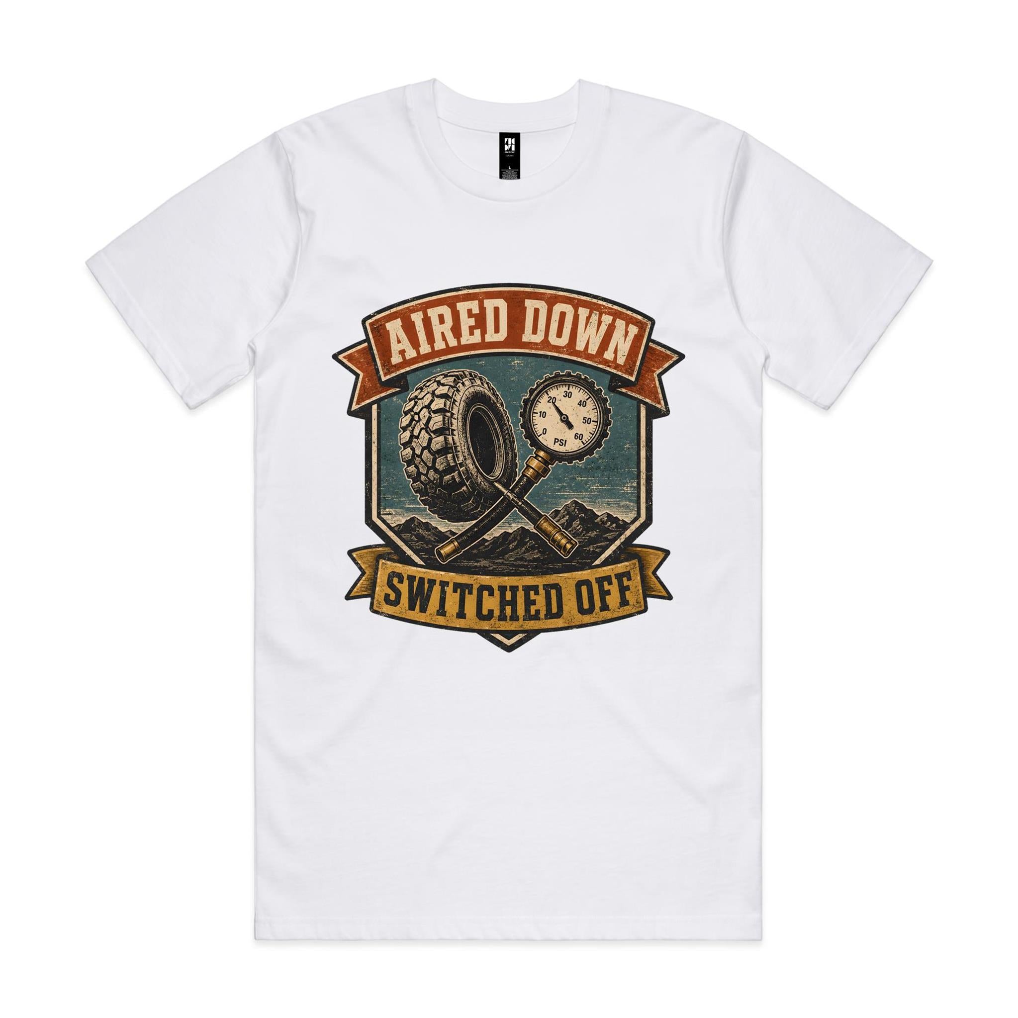 Aired Down, Switched Off — 4WD Tee