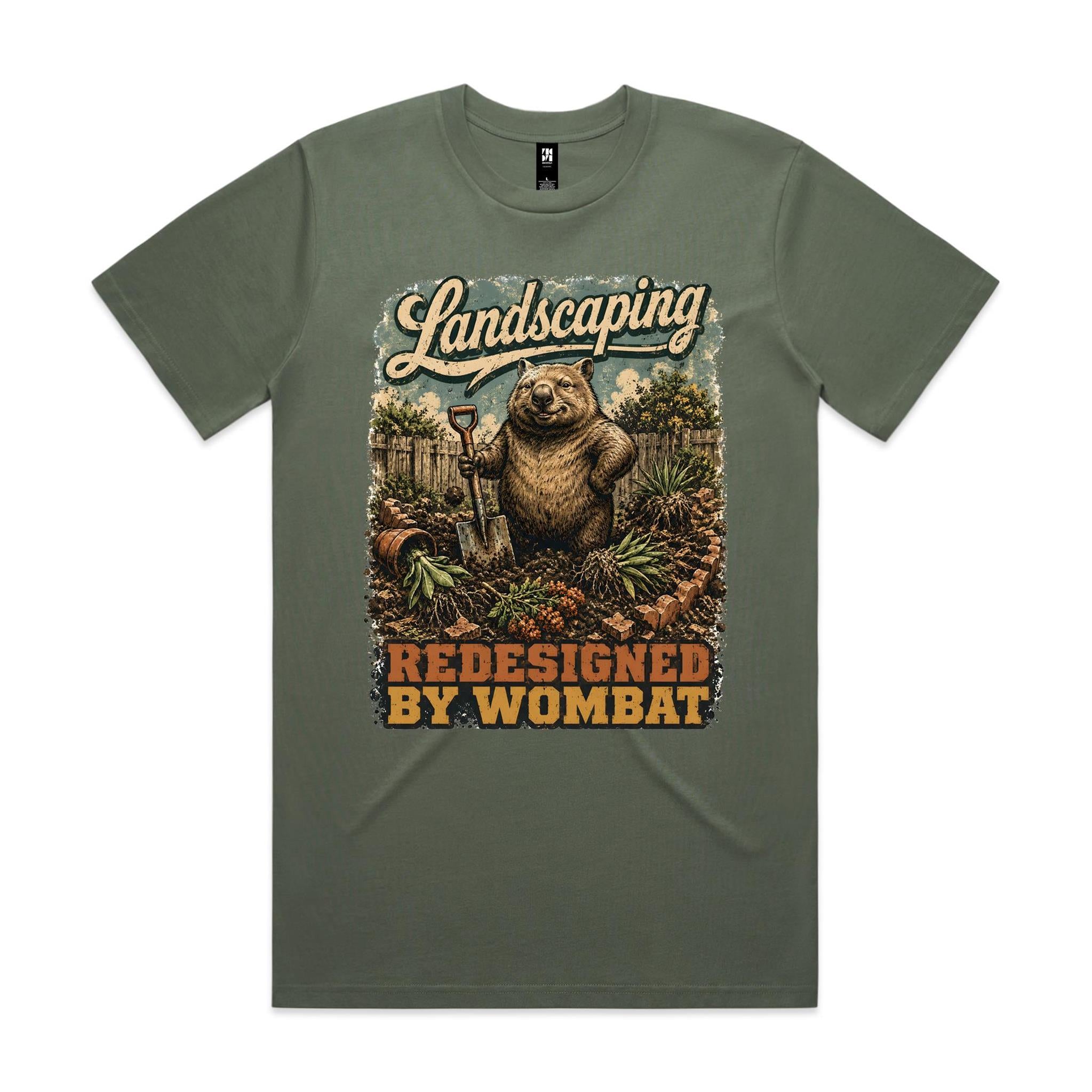 Landscaping — Redesigned by Wombat | Wombat Gardening Tee