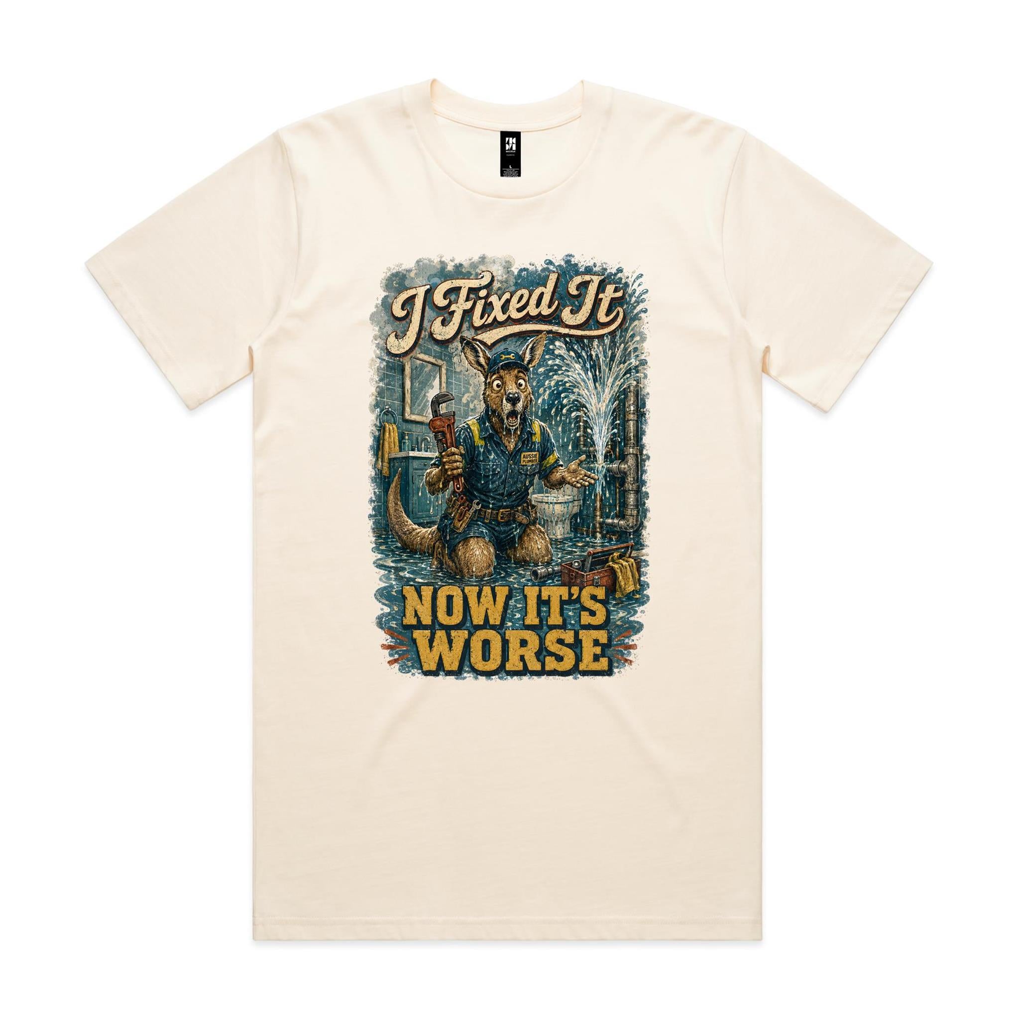I Fixed It — Now It's Worse | Kangaroo Plumber Tee
