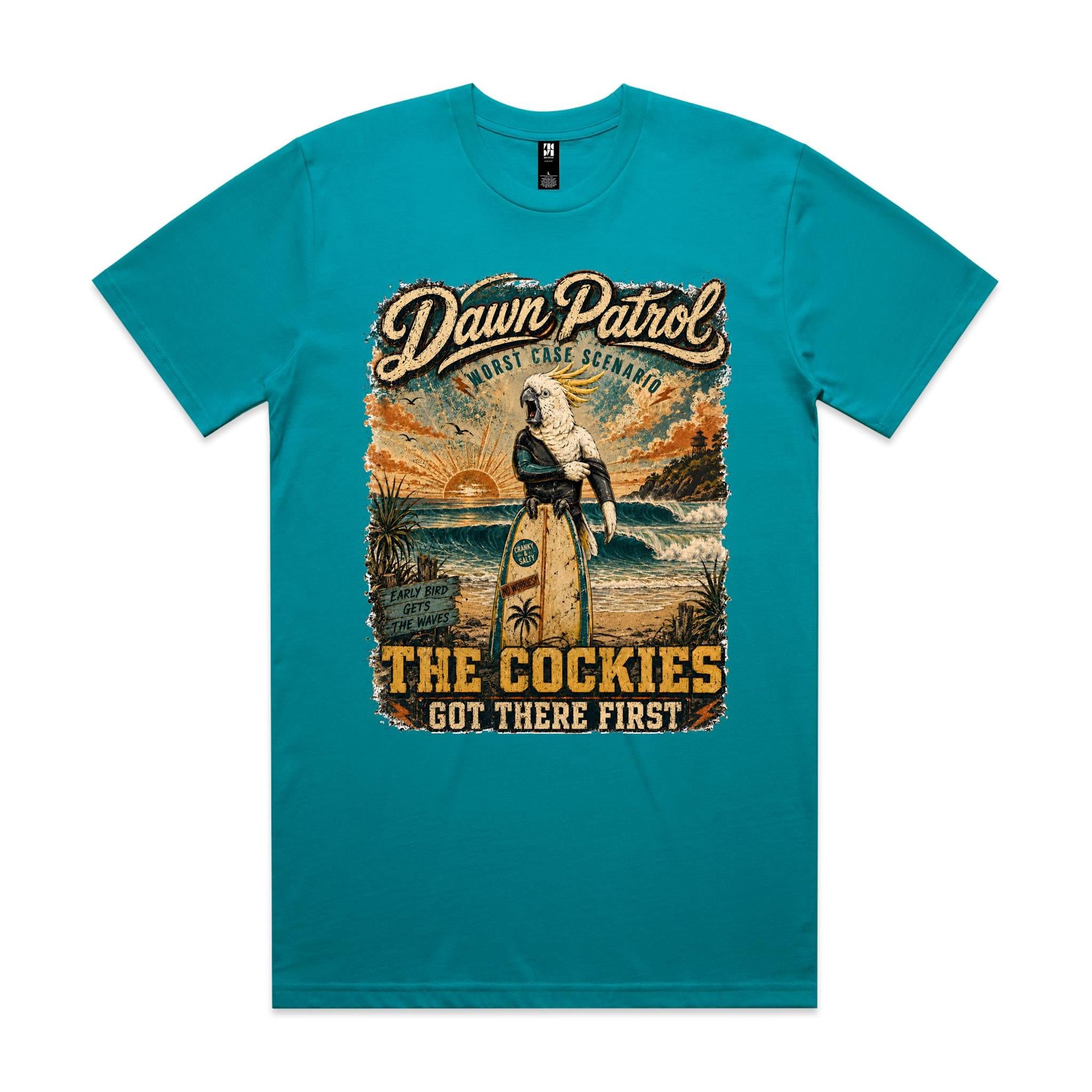 Dawn Patrol — The Cockies Got There First | Cockatoo Surf Tee