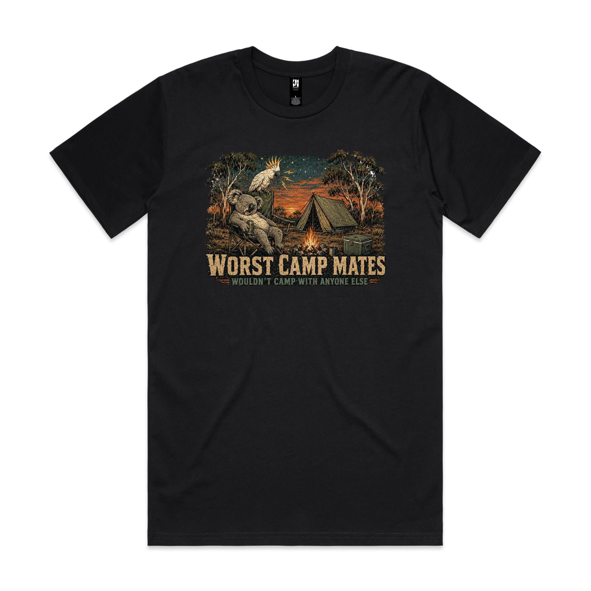 Worst Camp Mates — Wouldn't Camp With Anyone Else | Koala Cockatoo Tee