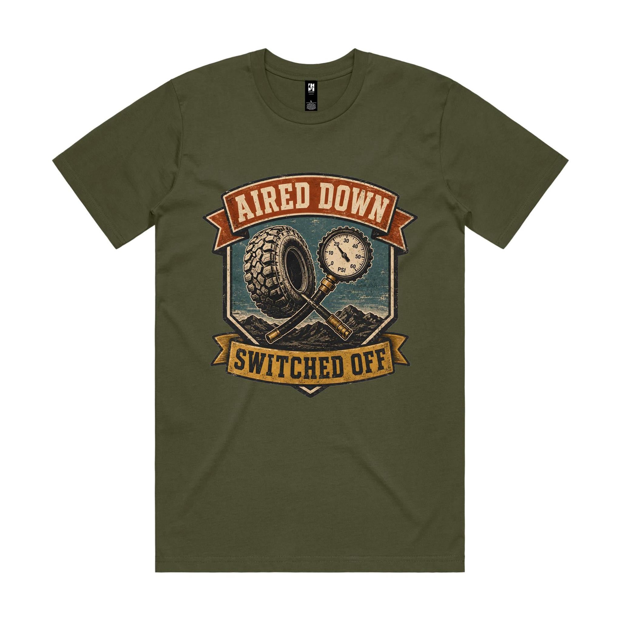 Aired Down, Switched Off — 4WD Tee