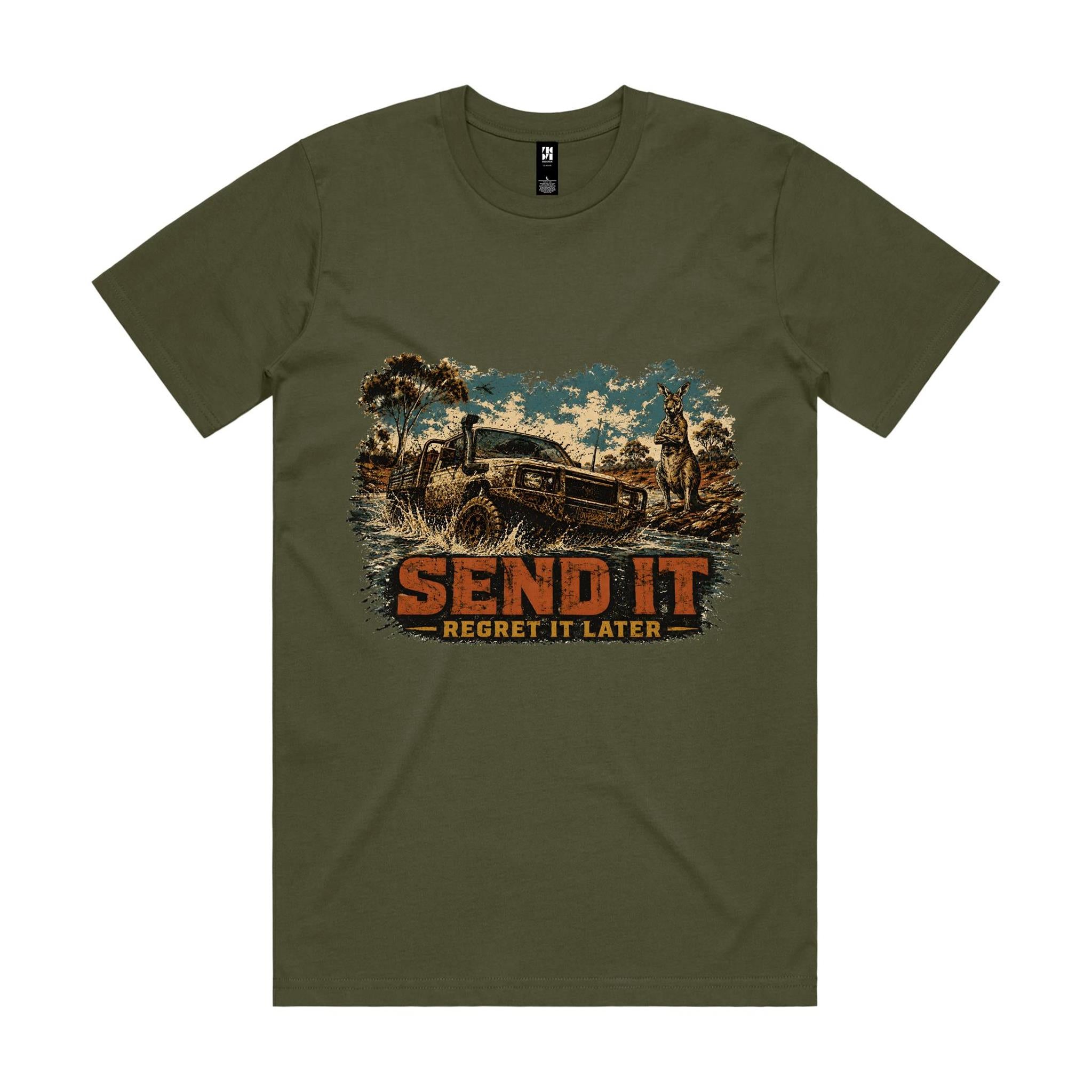 Send It, Regret It Later — 4WD Kangaroo Tee