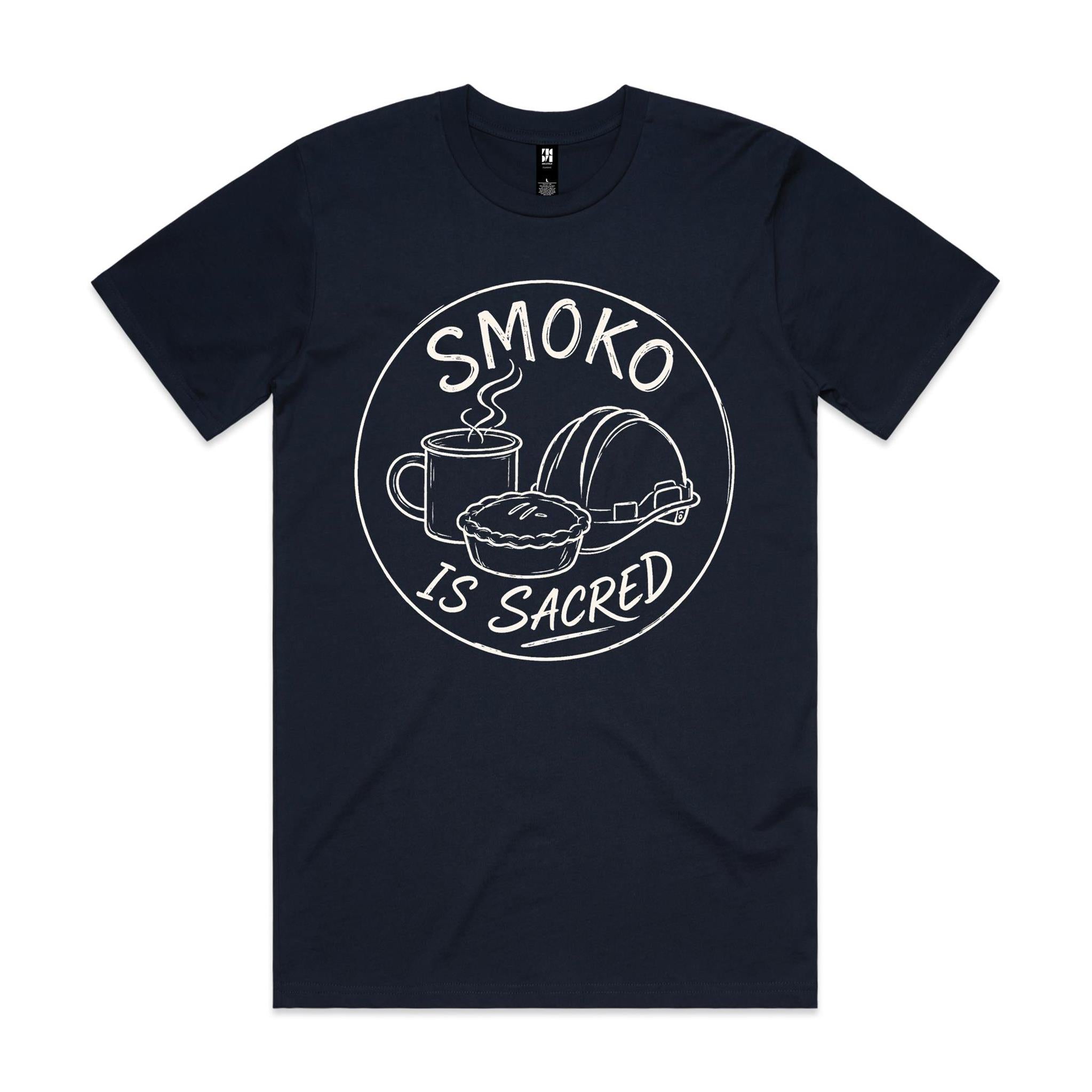 Smoko Is Sacred — Tradie Tee