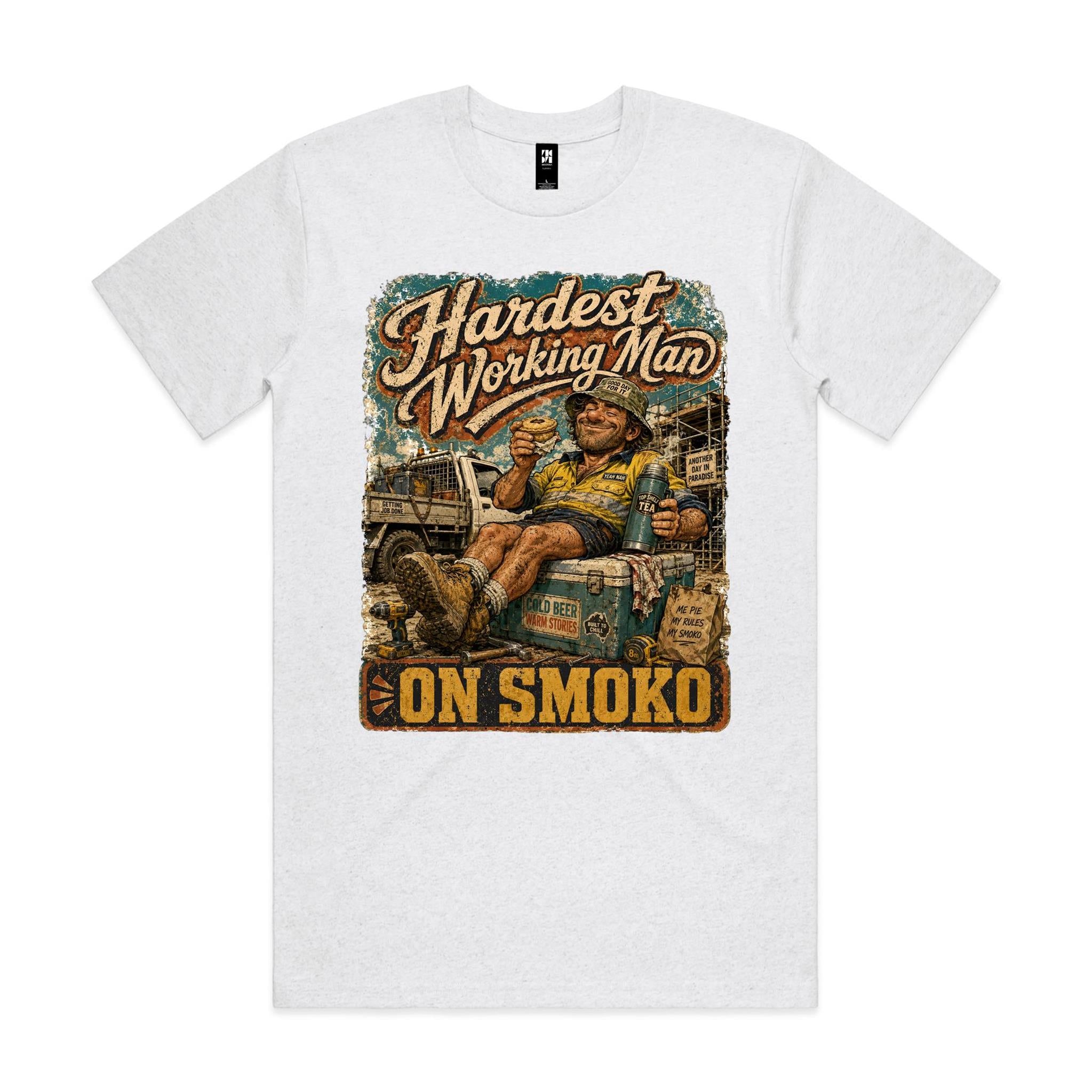 Hardest Working Man on Smoko | Tradie Tee