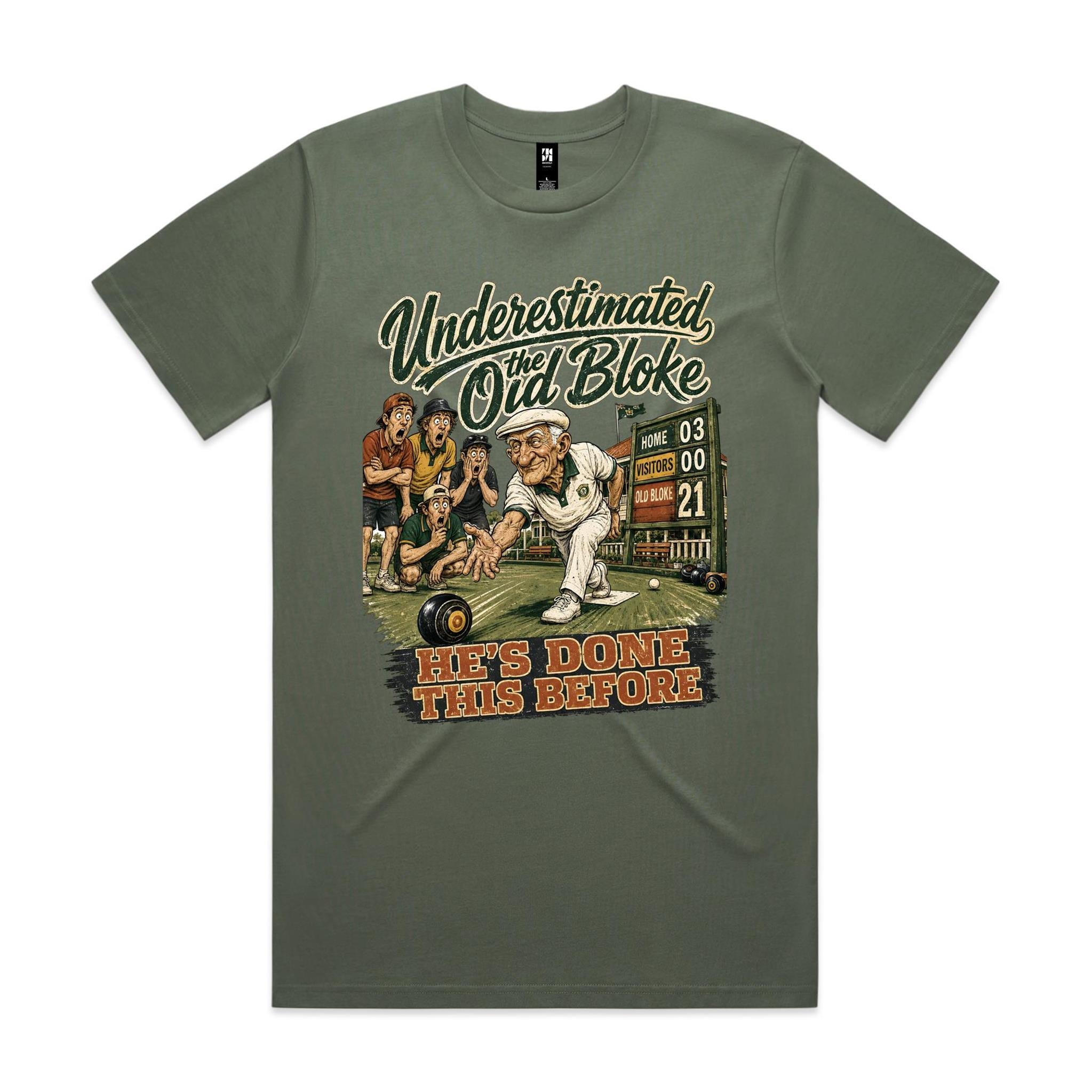 Underestimated the Old Bloke | Bowls Tee