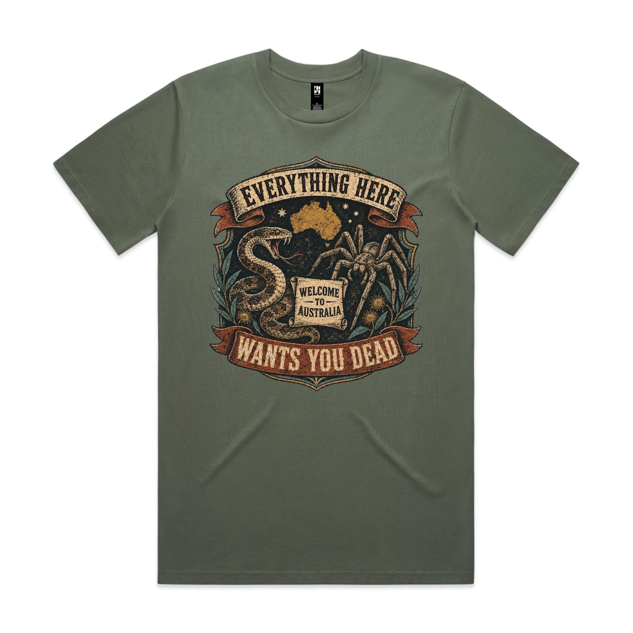 Everything Here Wants You Dead — Welcome to Australia Tee