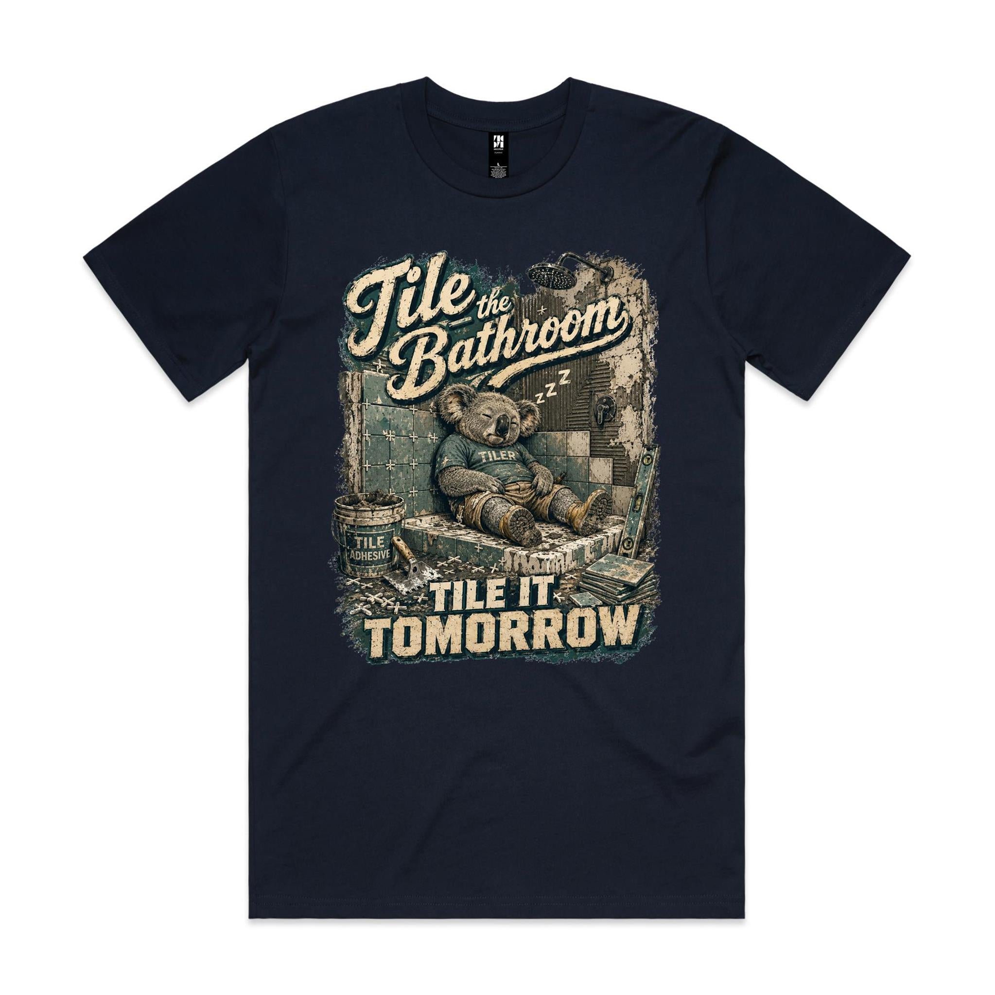 Tile the Bathroom — Tile It Tomorrow | Koala Tiler Tee