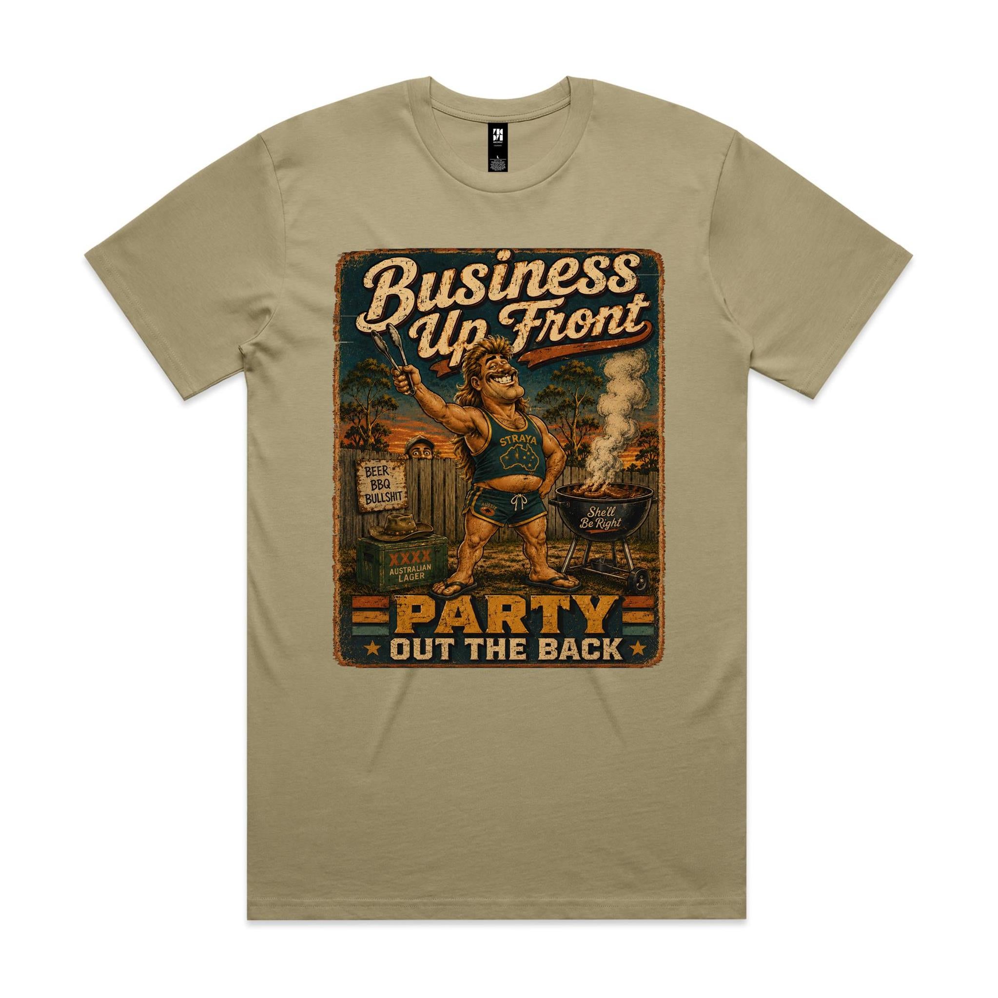 Business Up Front, Party Out the Back | Mullet Tee
