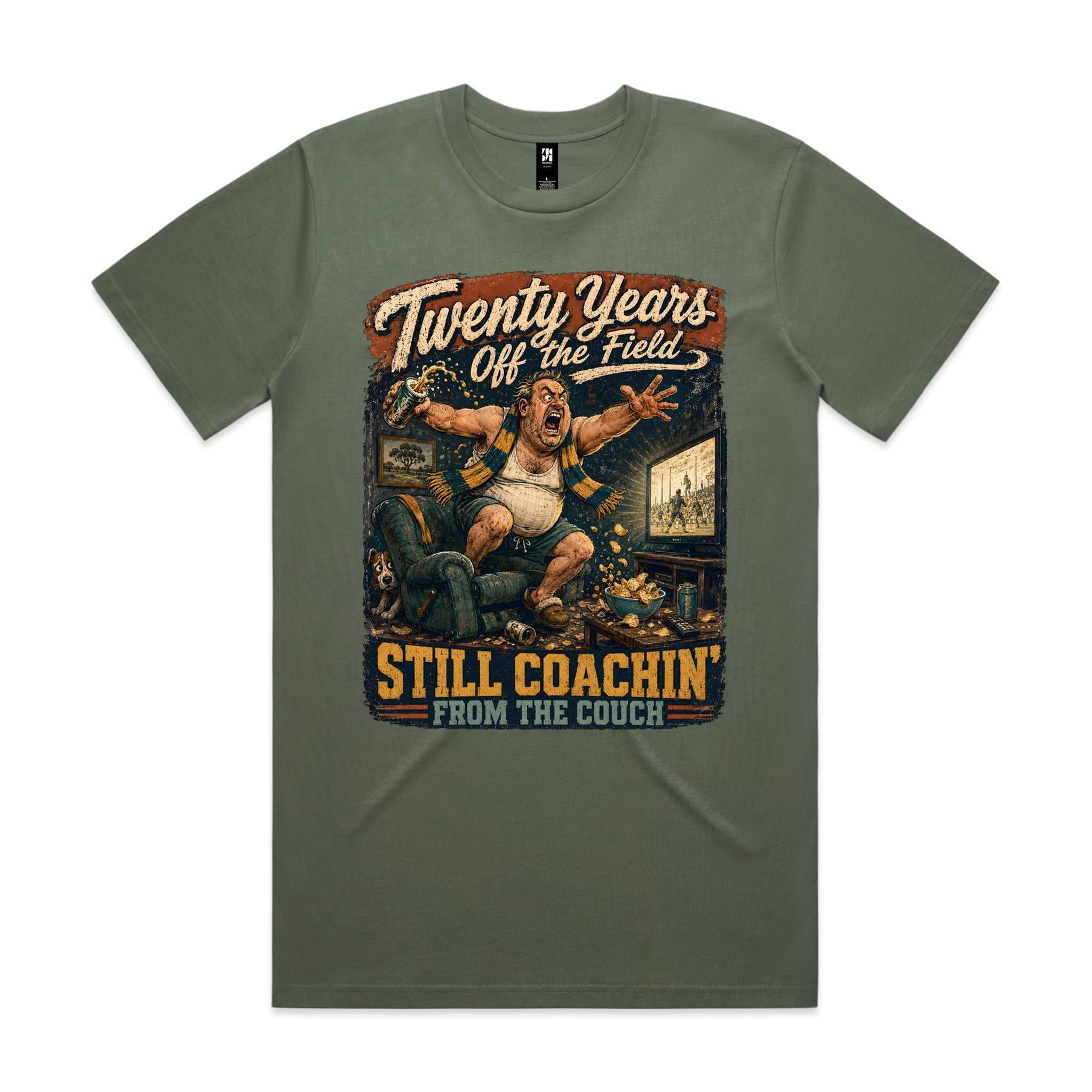 Twenty Years Off the Field | Armchair Coach Tee
