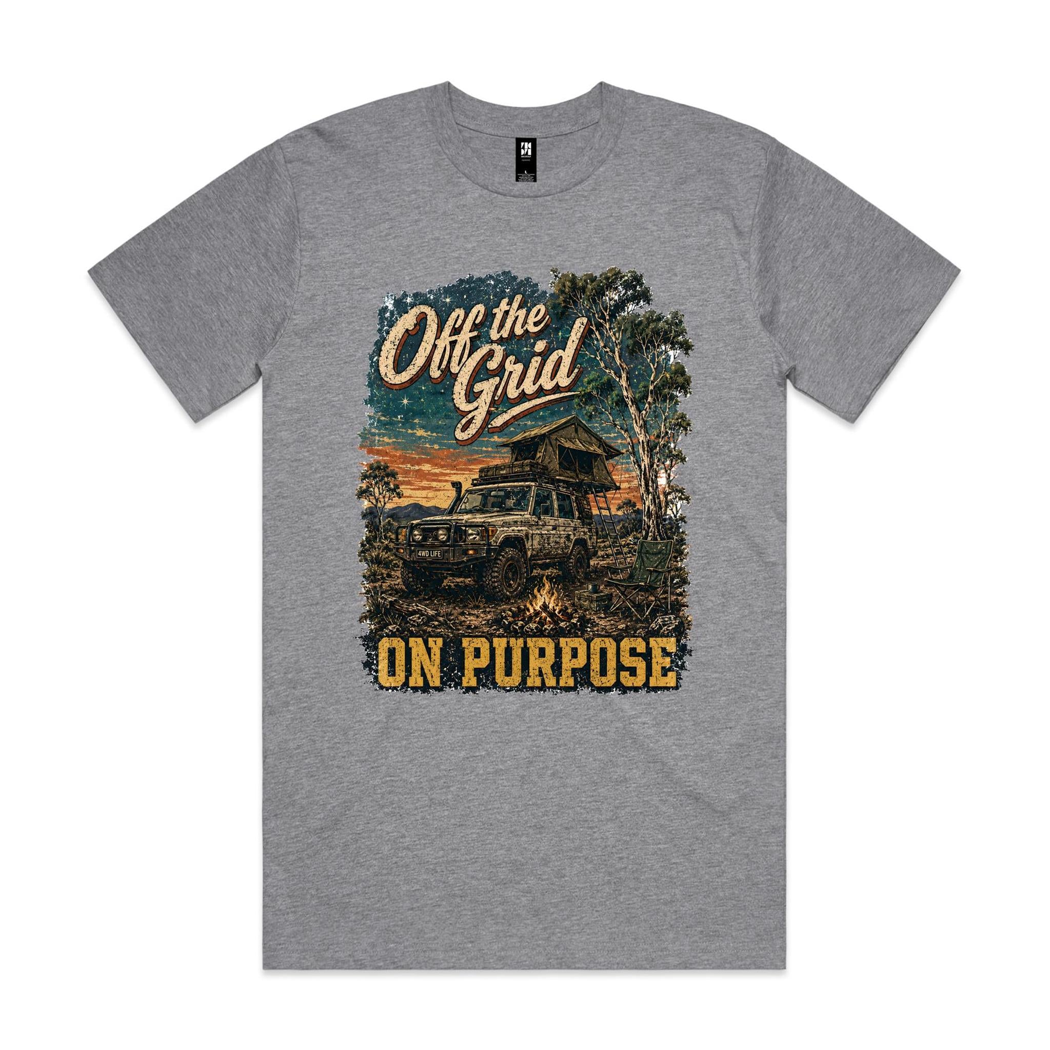 Off the Grid, On Purpose — 4WD Camping Tee