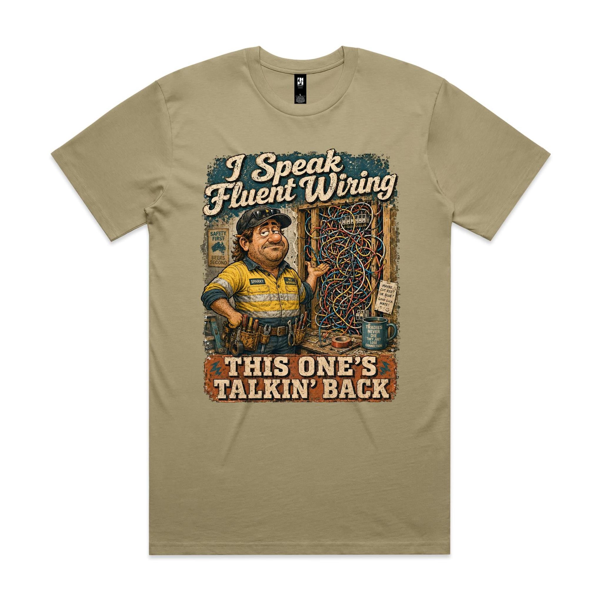 I Speak Fluent Wiring | Electricians Tee