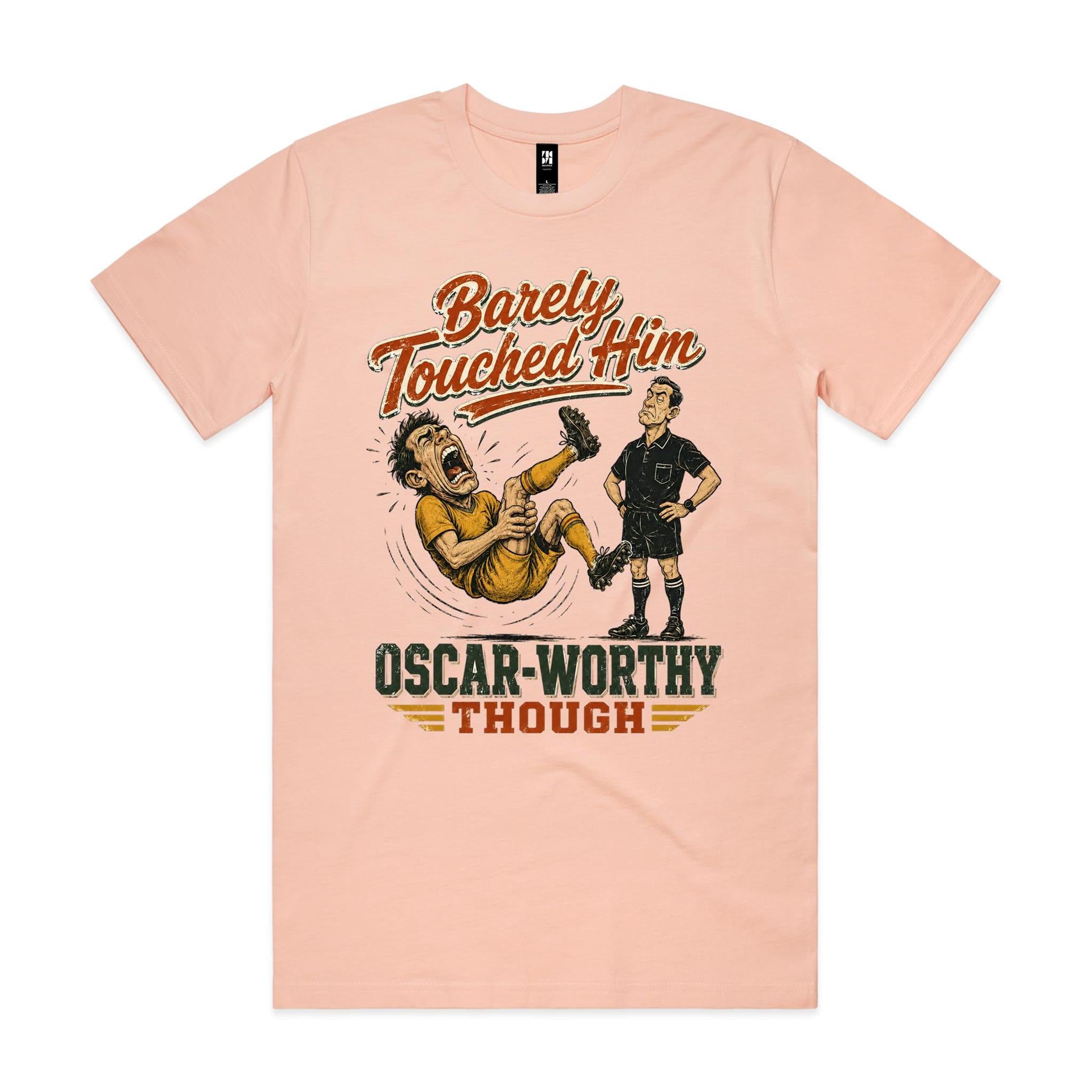 Barely Touched Him | Football Tee