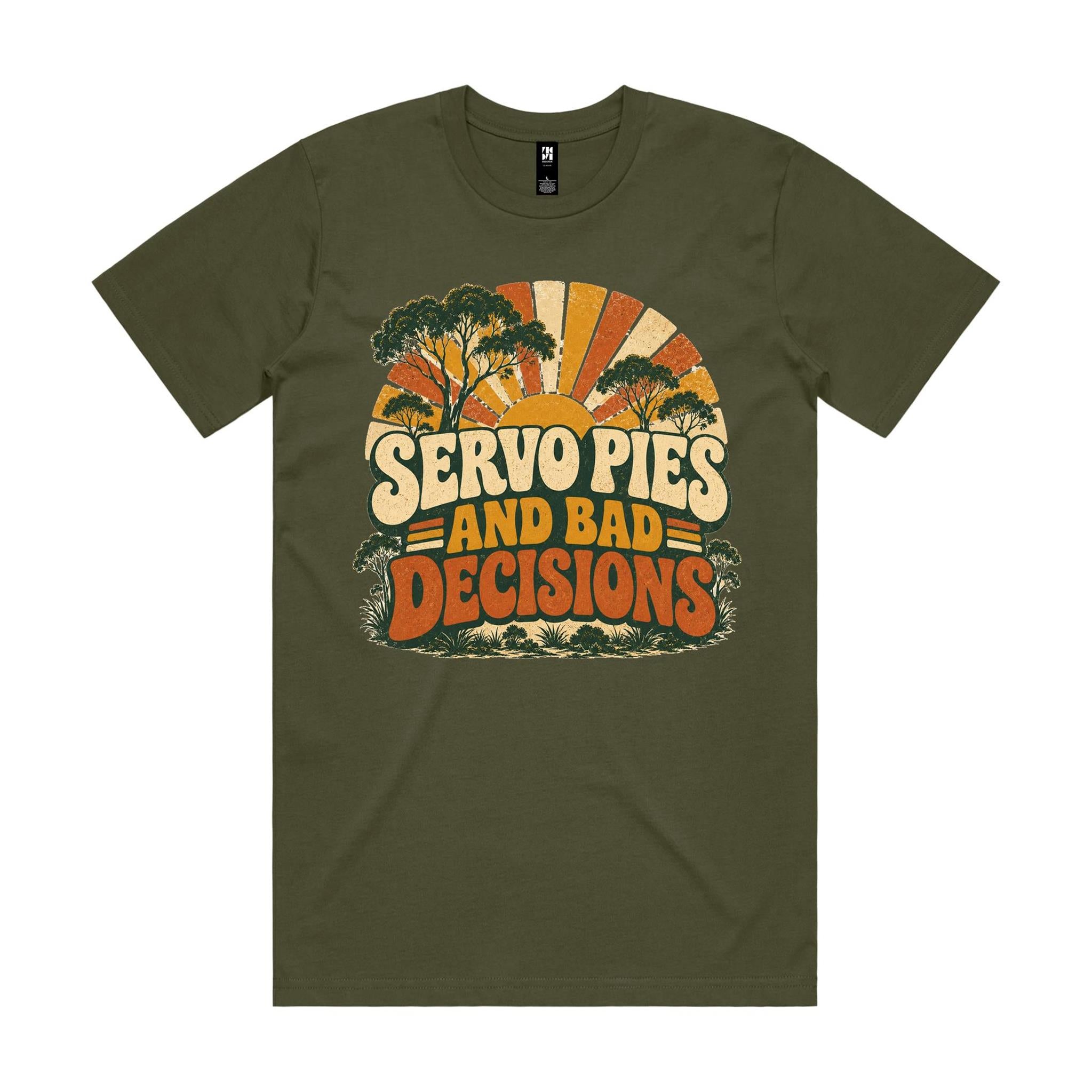 Servo Pies and Bad Decisions — Tee