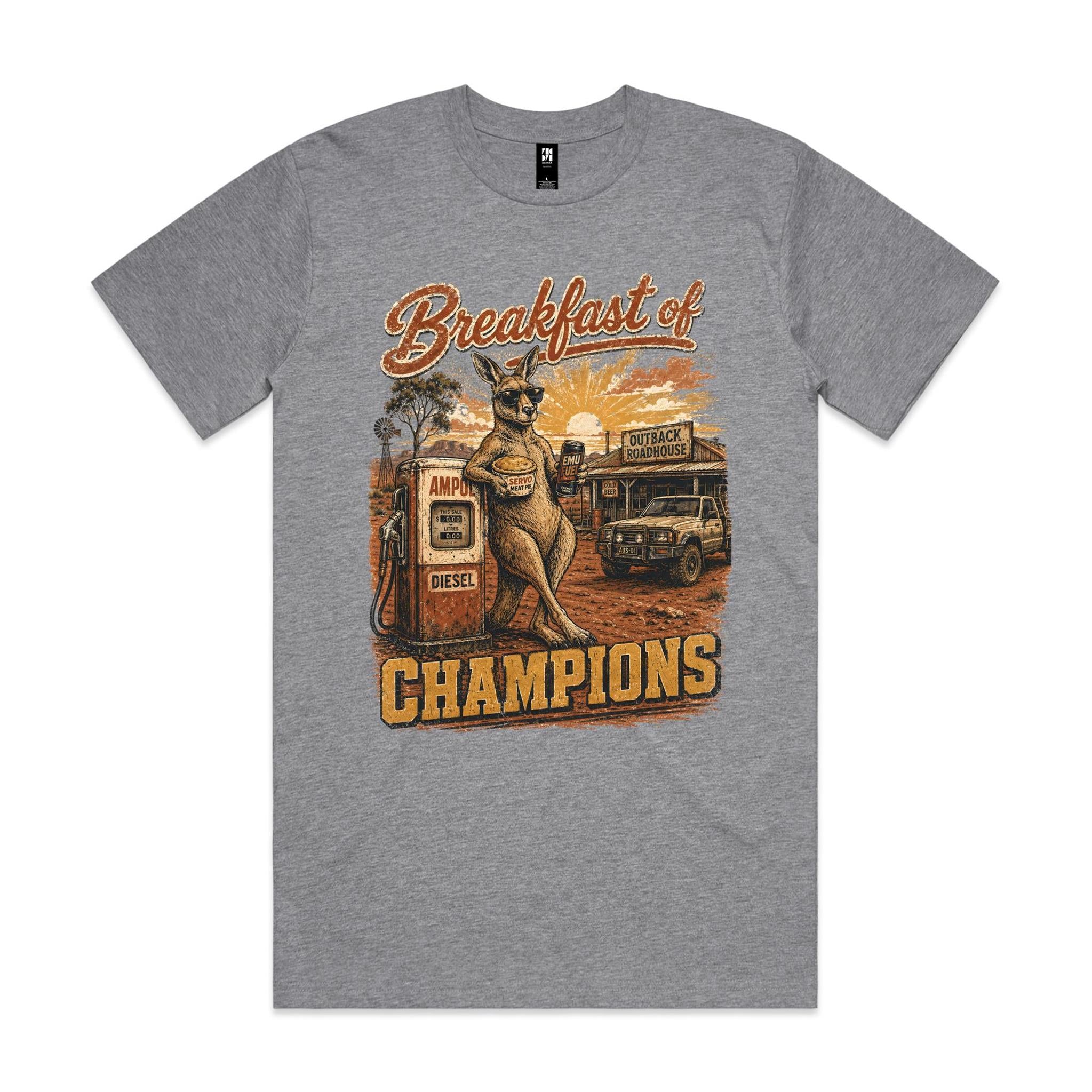 Breakfast of Champions — Kangaroo Servo Tee