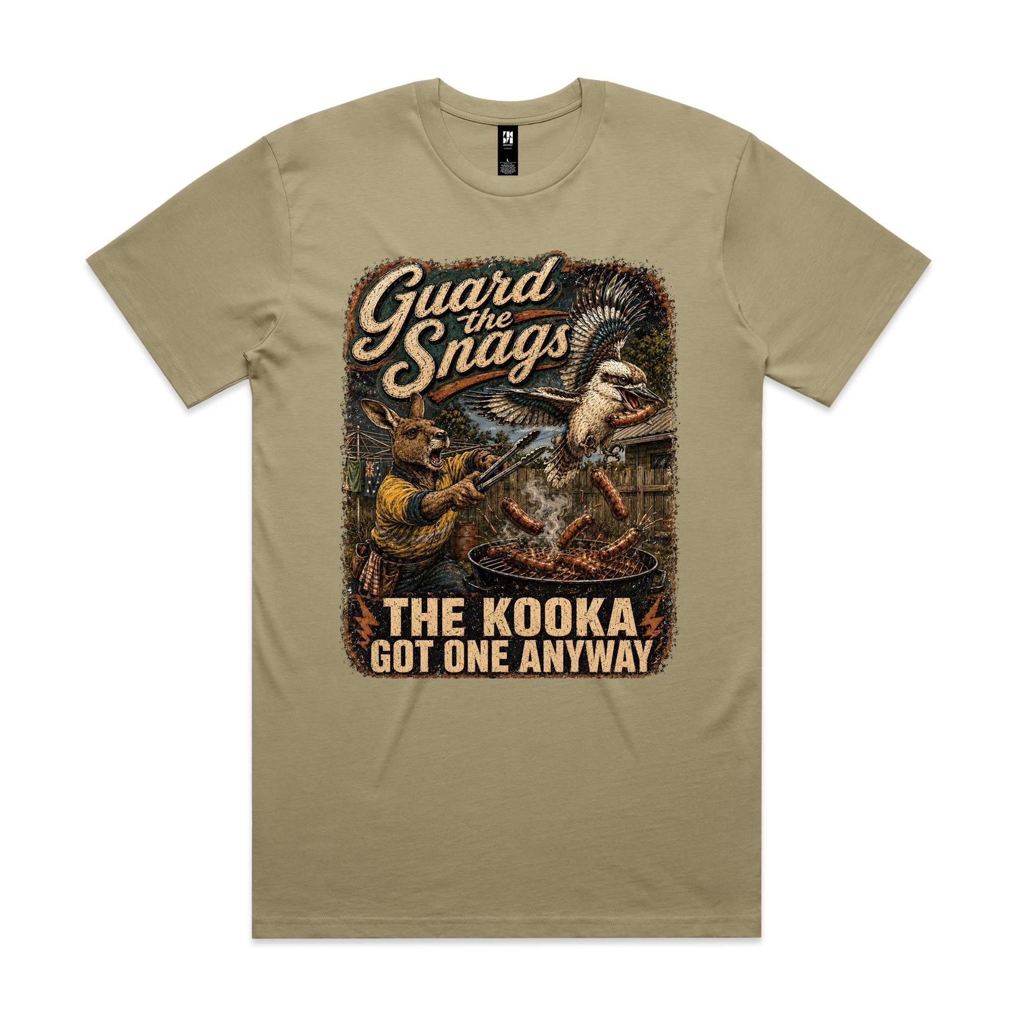 Guard the Snags | Kangaroo BBQ Tee