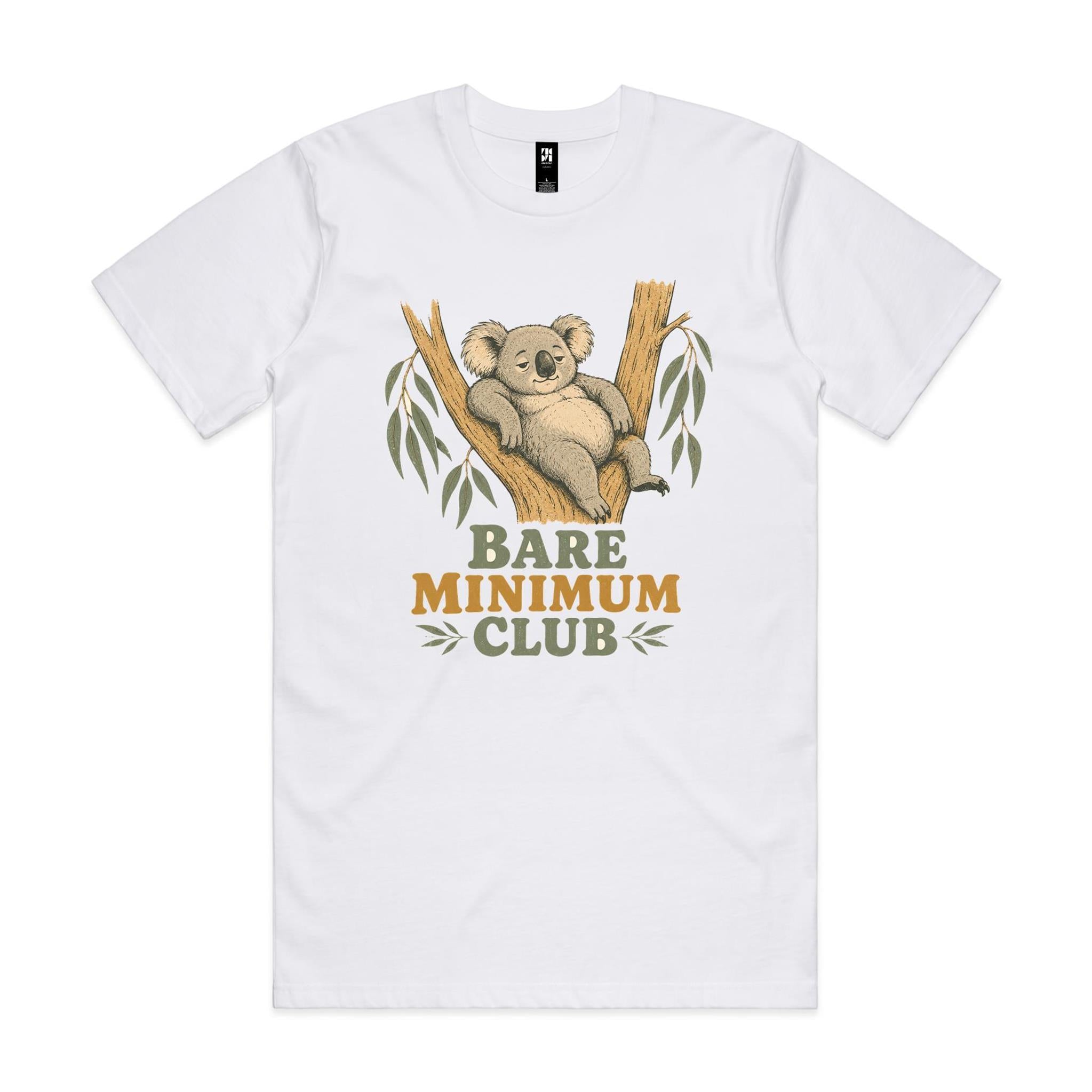 Bare Minimum Club — Lazy Koala Tee