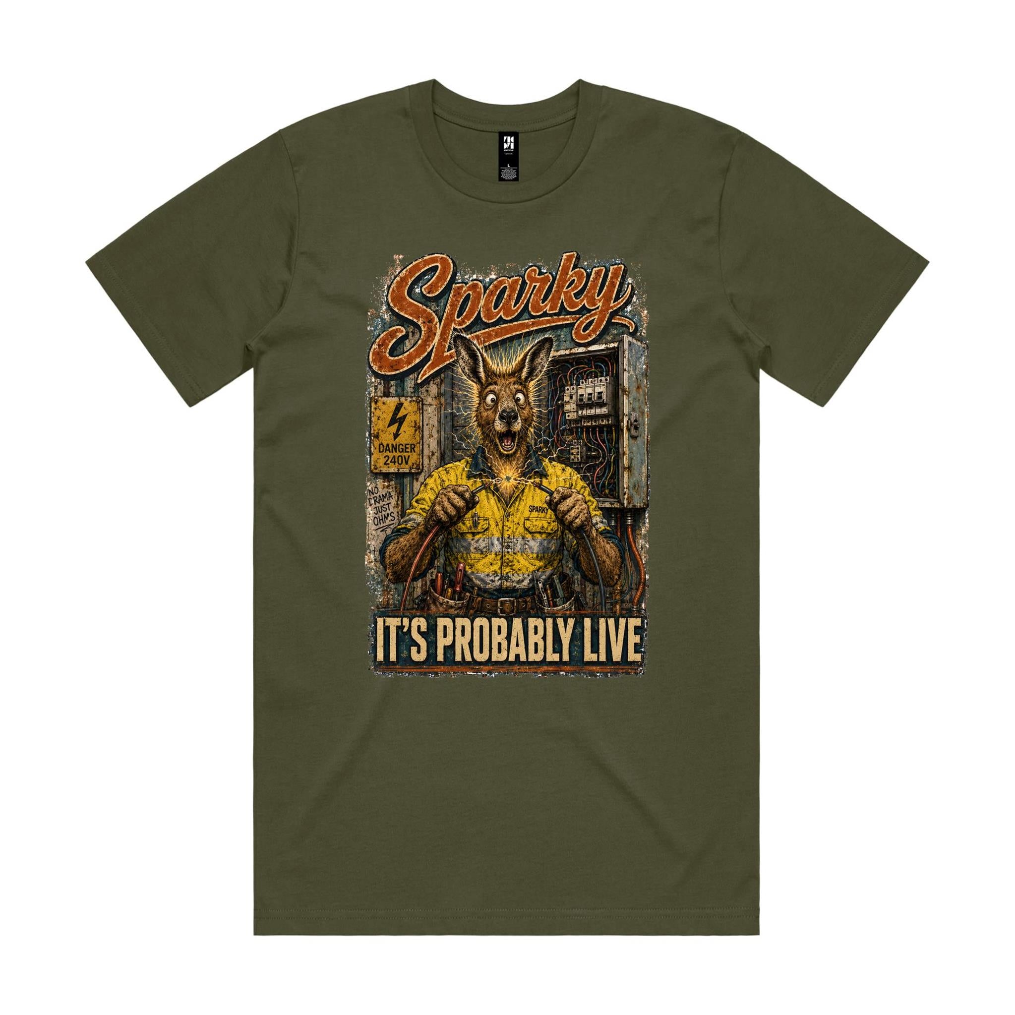 Sparky — It's Probably Live | Kangaroo Sparky Tee