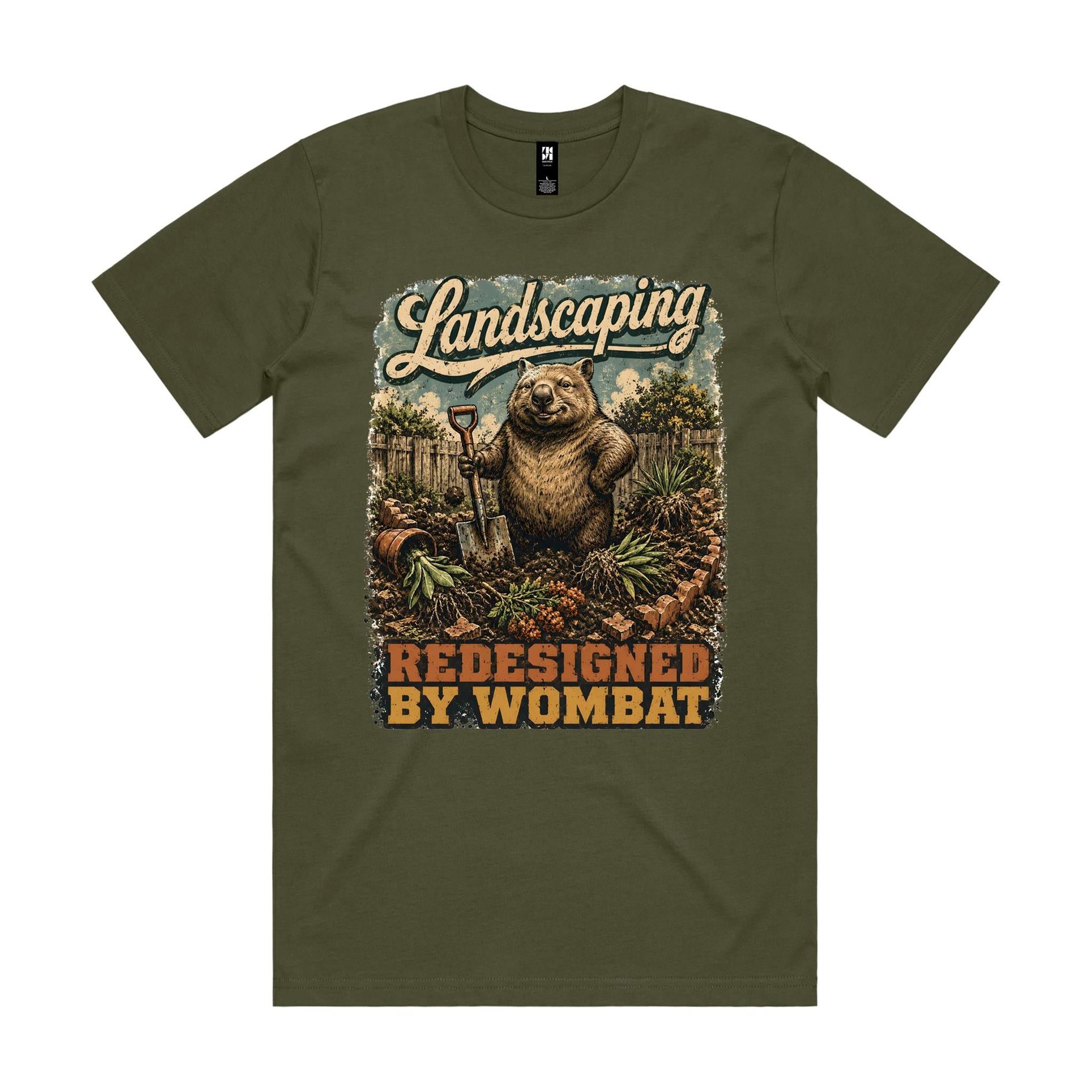Landscaping — Redesigned by Wombat | Wombat Gardening Tee