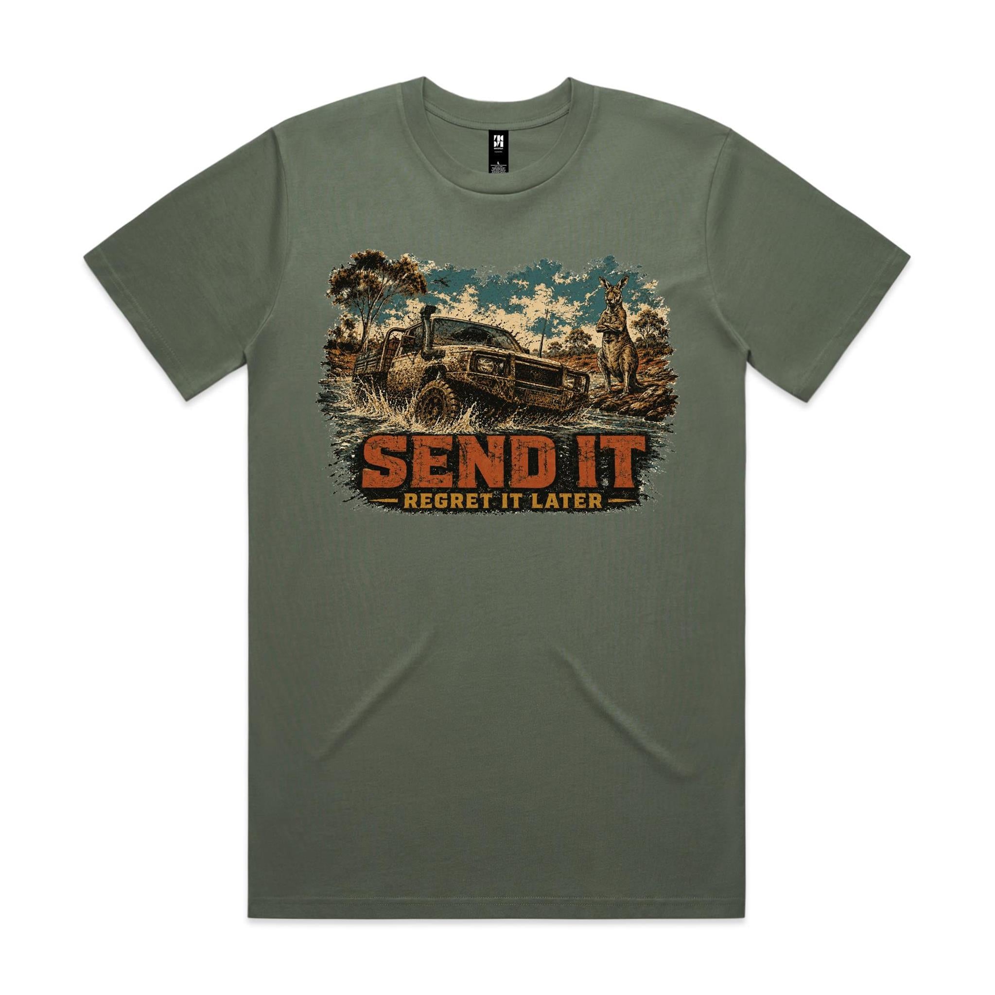 Send It, Regret It Later — 4WD Kangaroo Tee
