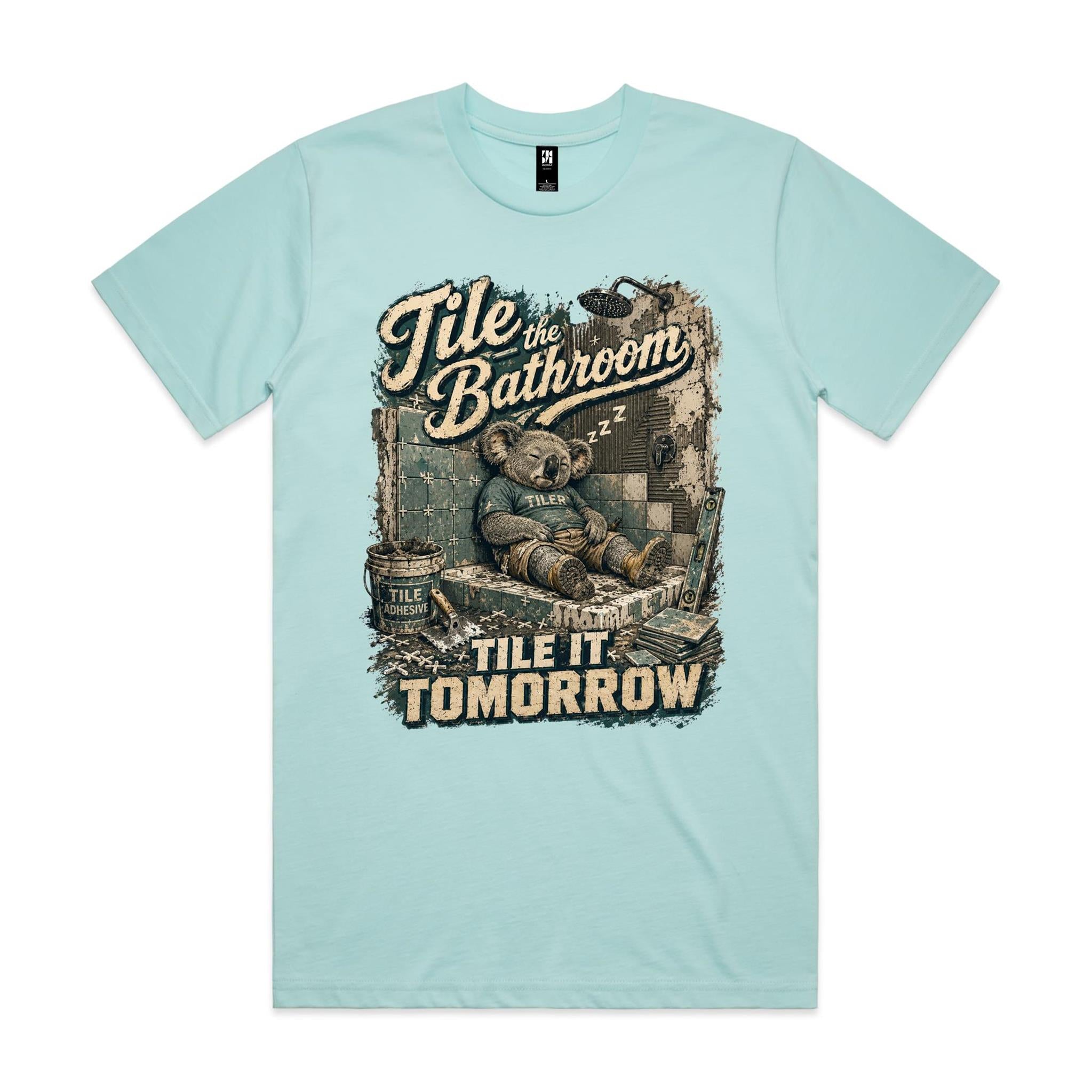 Tile the Bathroom — Tile It Tomorrow | Koala Tiler Tee