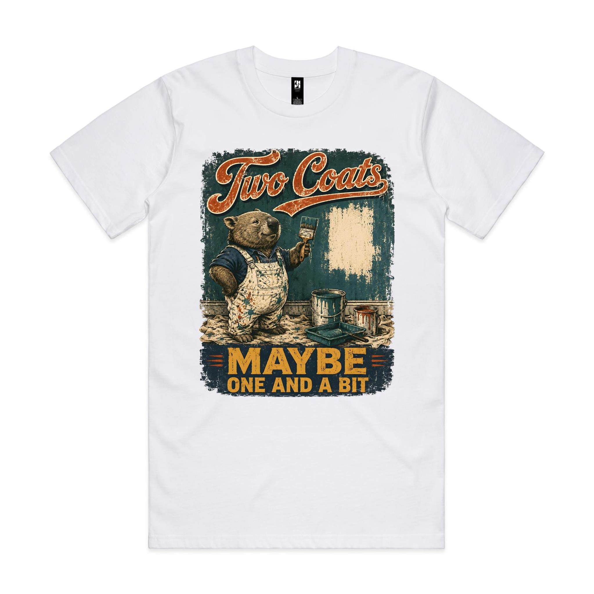 Two Coats — Maybe One and a Bit | Wombat Painter Tee