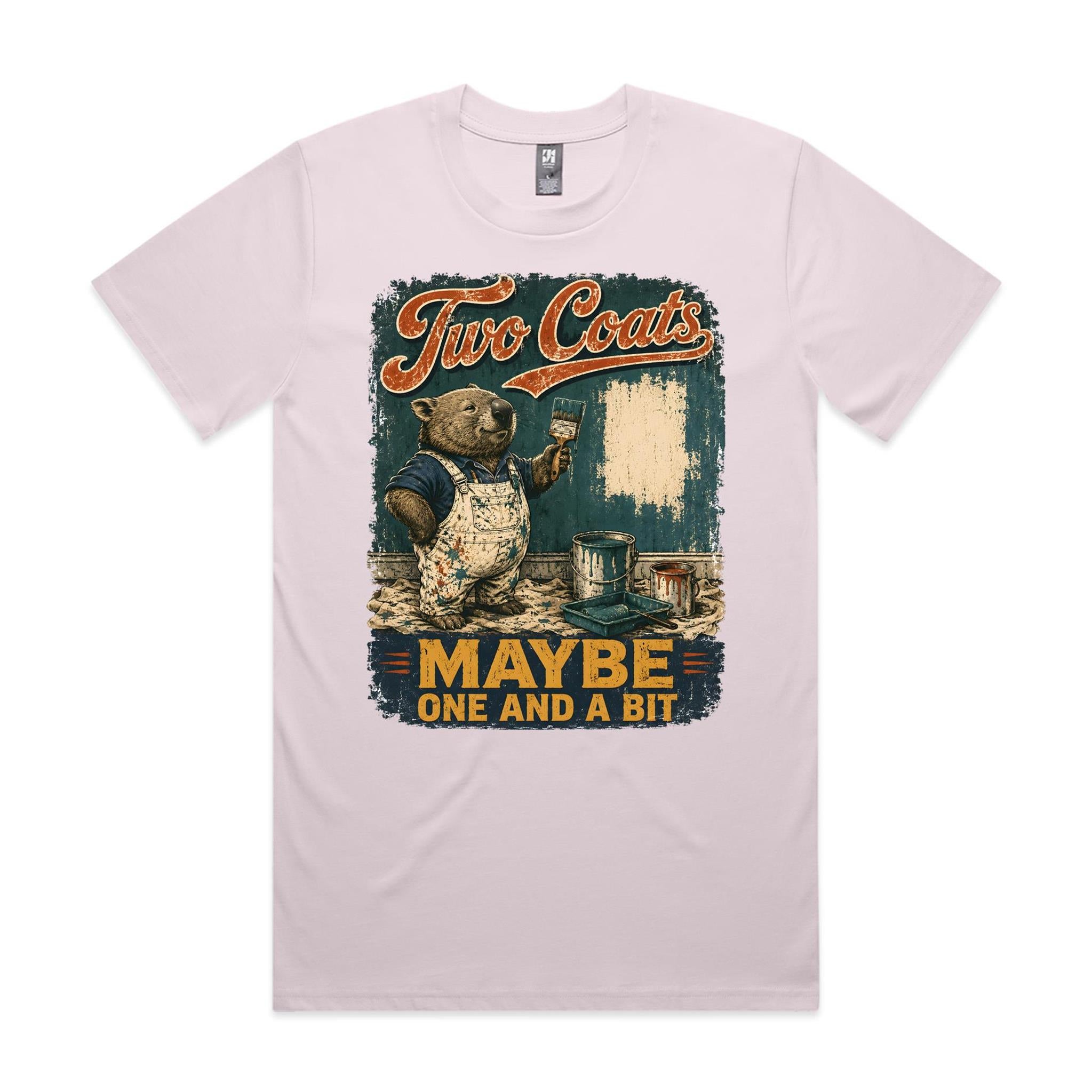 Two Coats — Maybe One and a Bit | Wombat Painter Tee