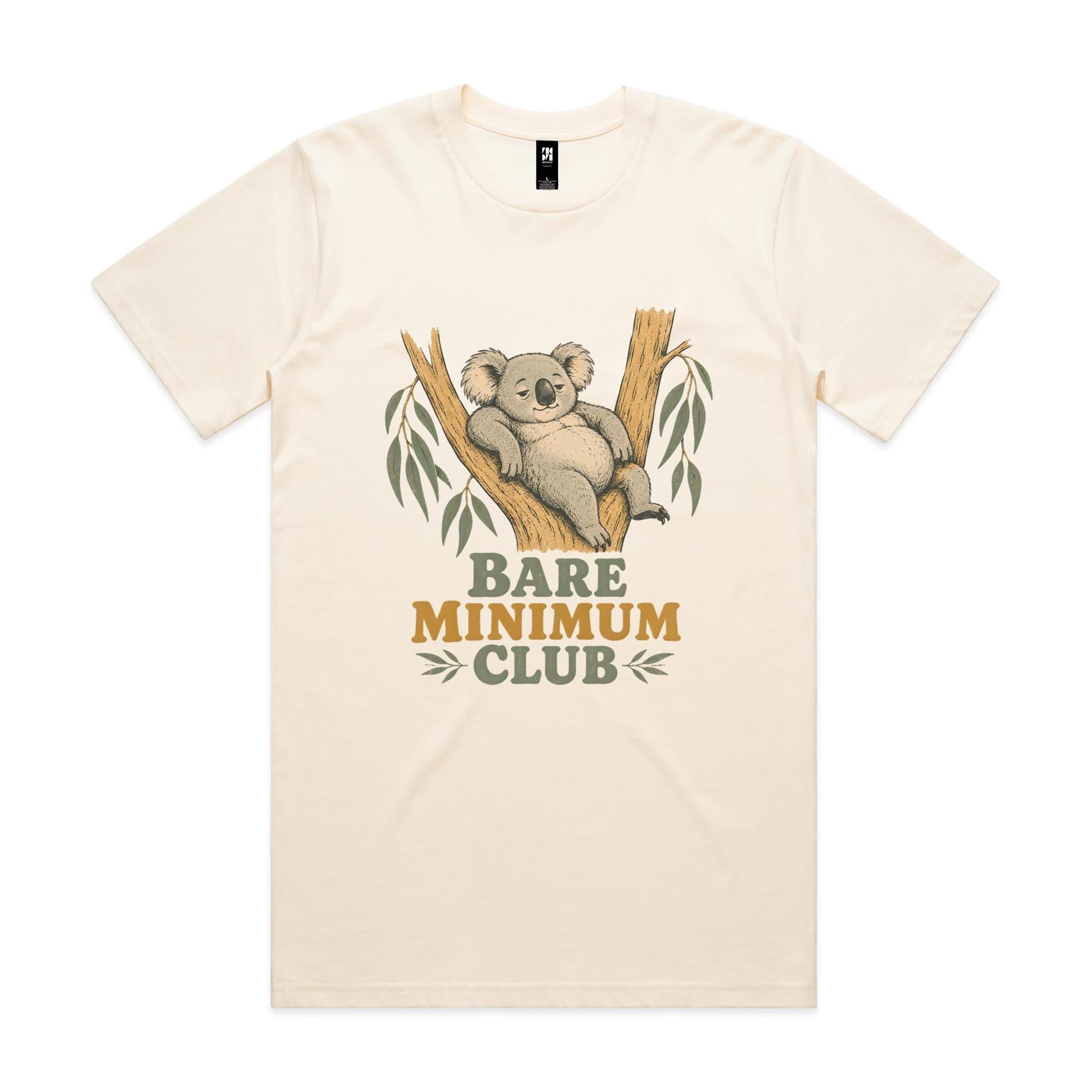 Bare Minimum Club — Lazy Koala Tee